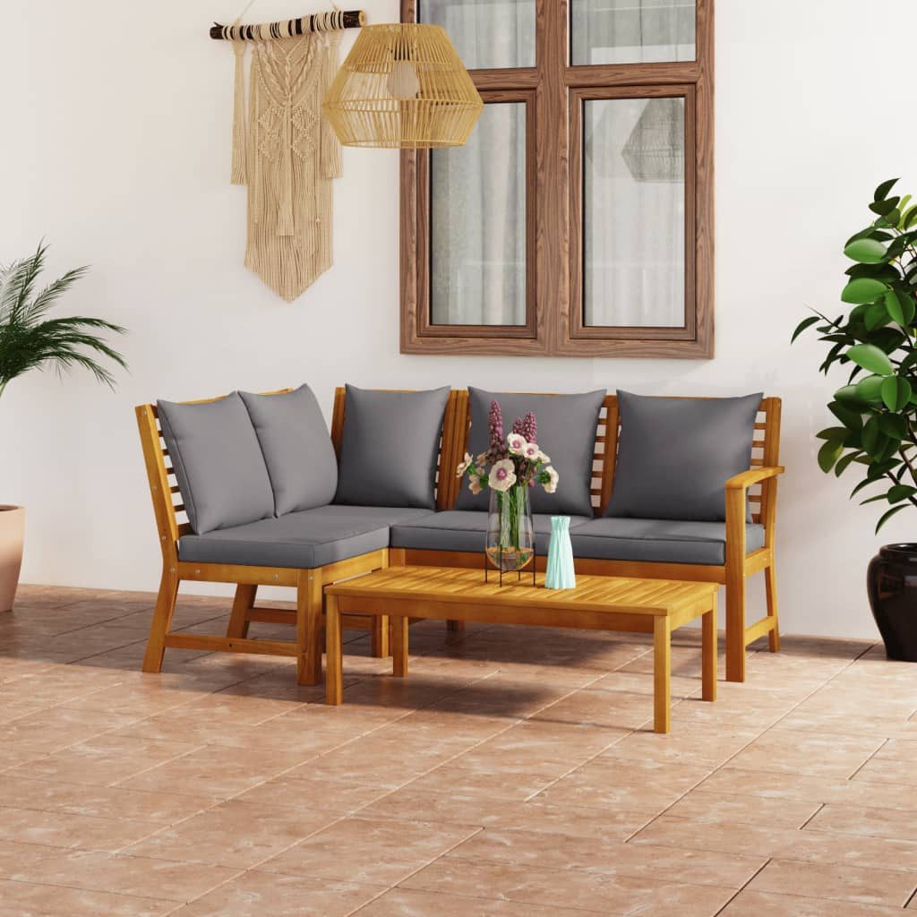 DOTMALL Gartenlounge-Set (Set, 4-tlg., Balkonmöbel-Set),inkl. Auflagen günstig online kaufen