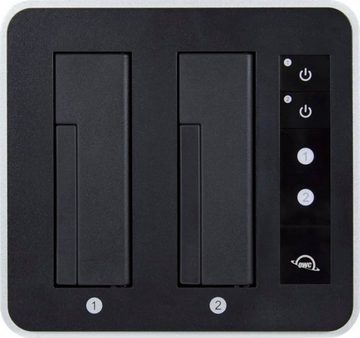 OWC Laptop-Dockingstation Drive Dock with USB-C (USB 3.1 Gen 2) Dual Drive Bay Solution