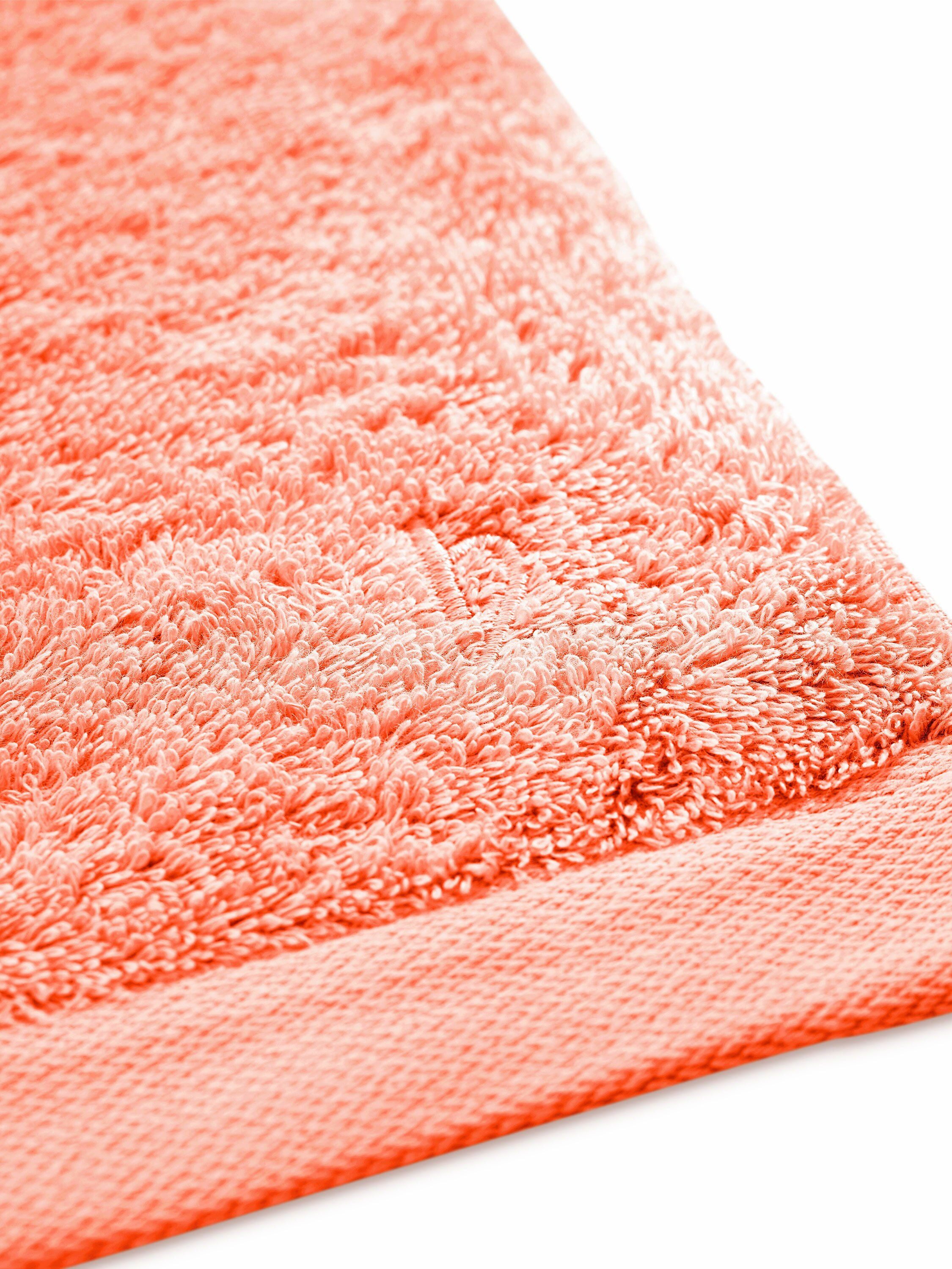 herzbach home Gästehandtücher Pura 30x50 cm, (3-St), 550g/m², Premium-Qualität, 100% Baumwolle, einfarbig