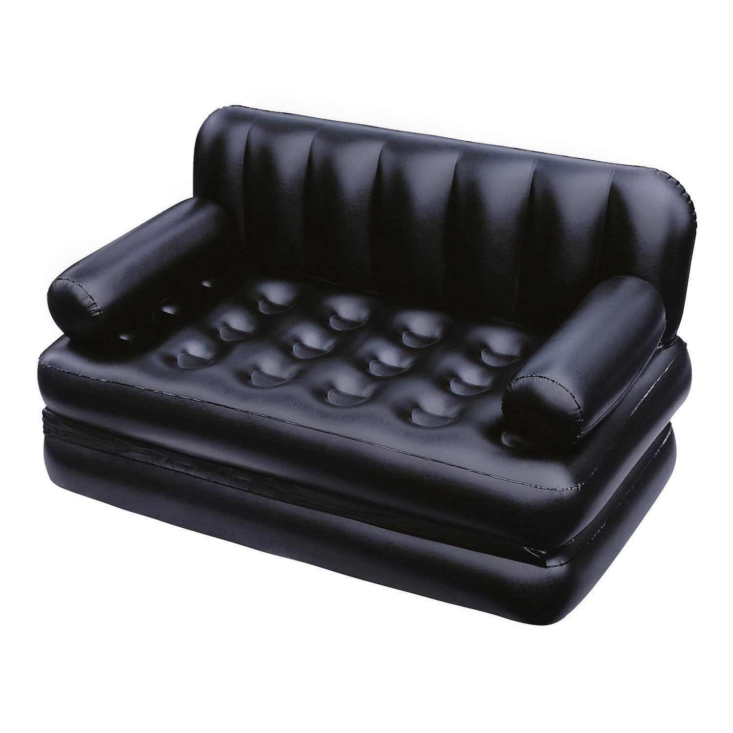 Bestway Luftbett Multi-Max™, (Packung, 1-tlg., 5-in-1 als Sofa, Doppelbett, Doppelliege - 188 x 152 x 64 cm), Komfortable Rücken- und Armlehne