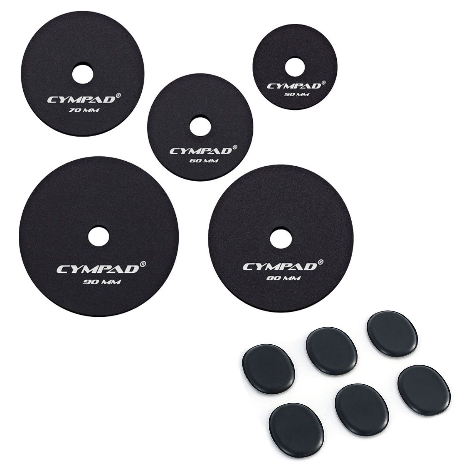Cympad Becken Cympad Beckendämpfer Moderator Super Set mit Fell-Dämpfer-Pads,Becken-Dämpfer, Vorteils-Set mit Fell-Dämpfer-Pads