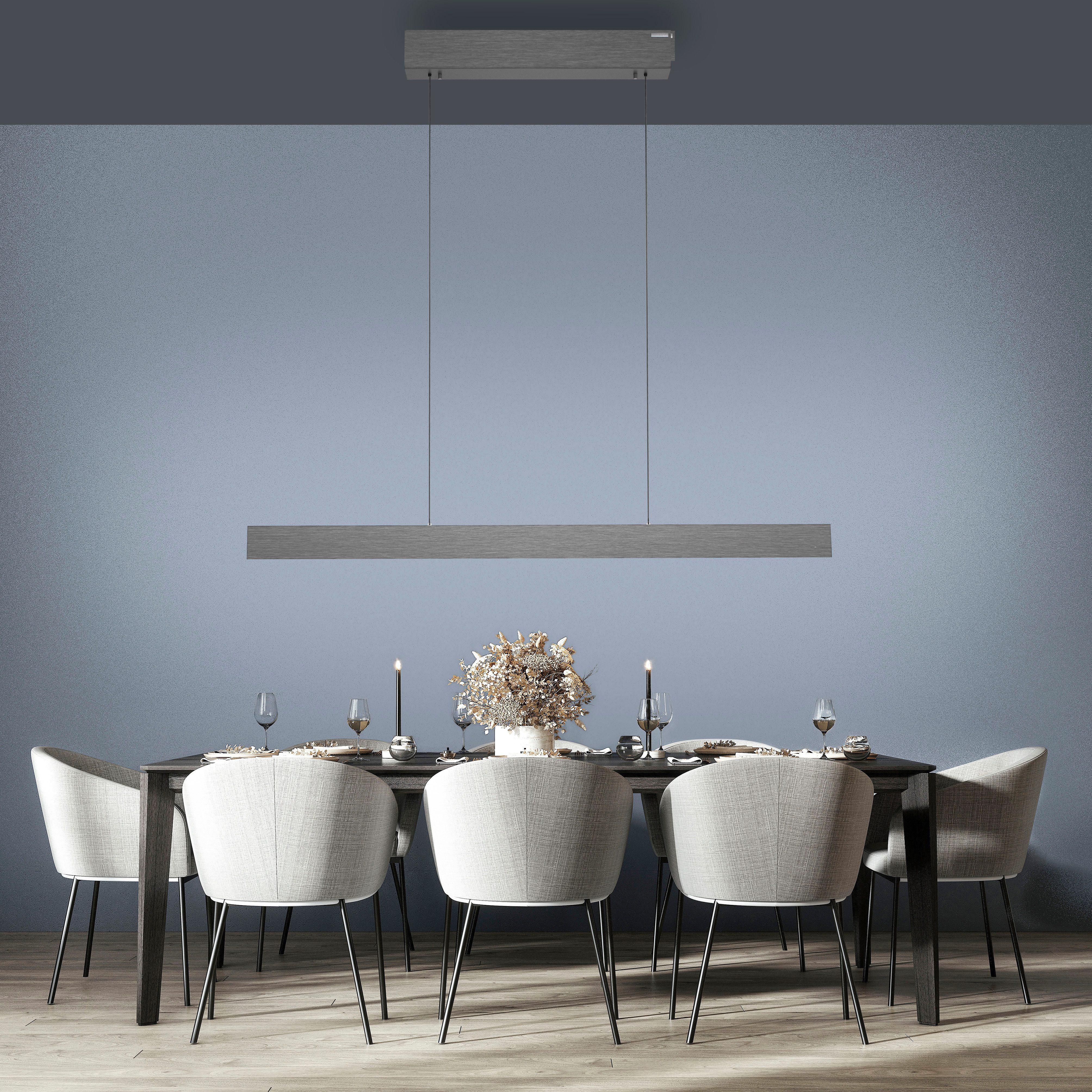 Neuhaus PURE LED Pendelleuchte PURE E-Motion, CCT - über Fernbedienung, LED fest integriert, warmweiß - kaltweiß, e-LIFT® Funktion, CCT, dimmbar, Up-&Downlight