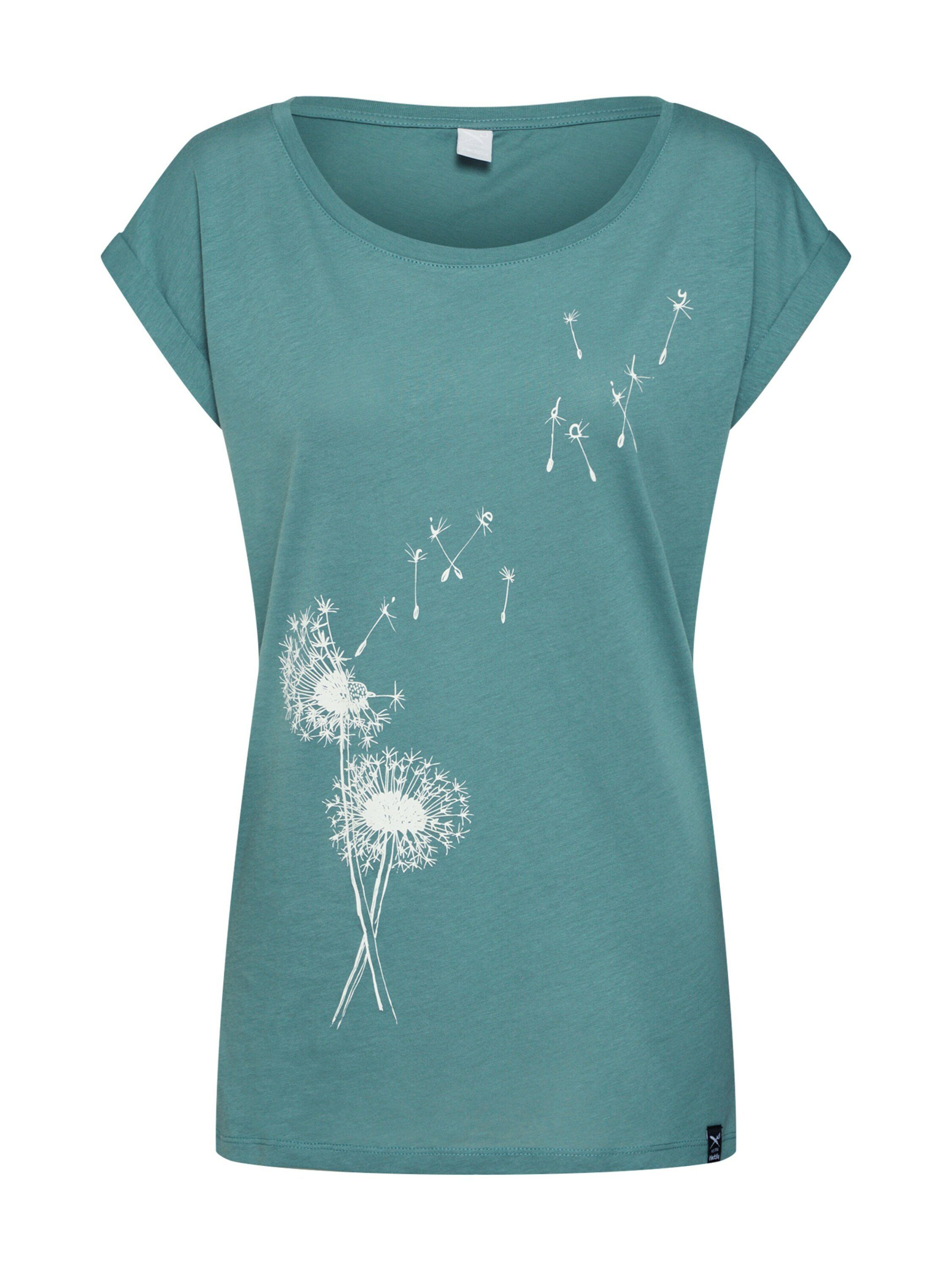 iriedaily T-Shirt Pusteblume (1-tlg) Plain/ohne Details