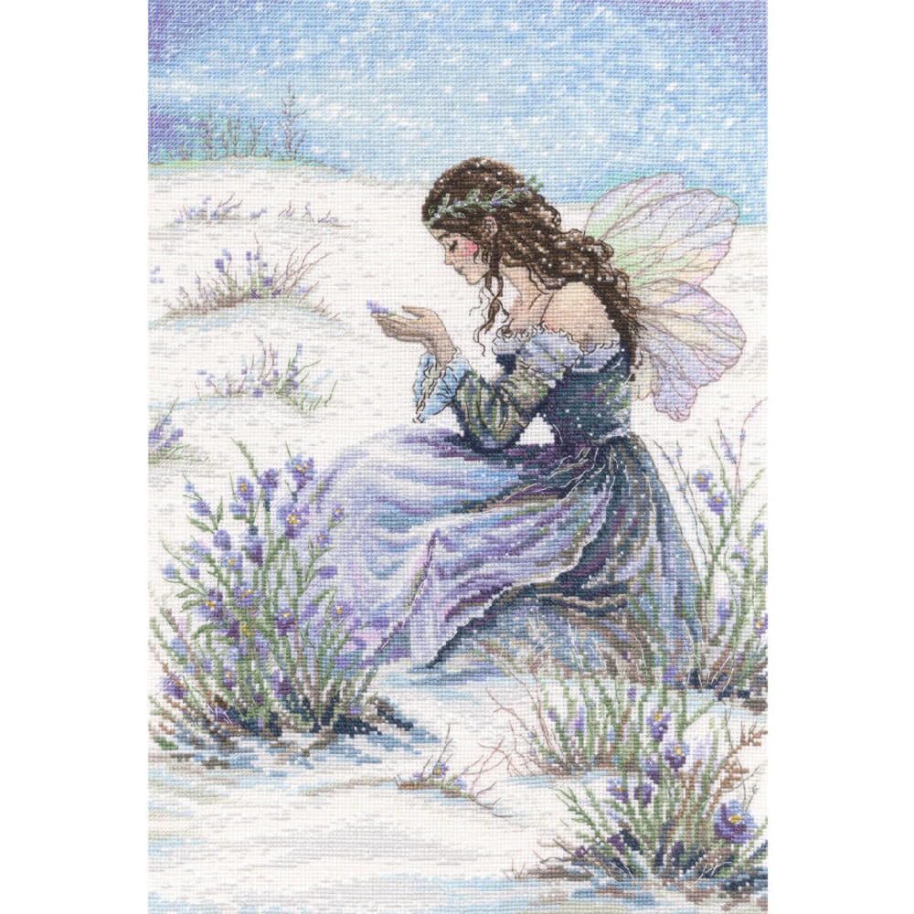 RTO Kreativset RTO Kreuzstich Stickpackung "Frühlingskuss", Zählmuster, 24,5x36,5cm, (embroidery kit by Marussia)