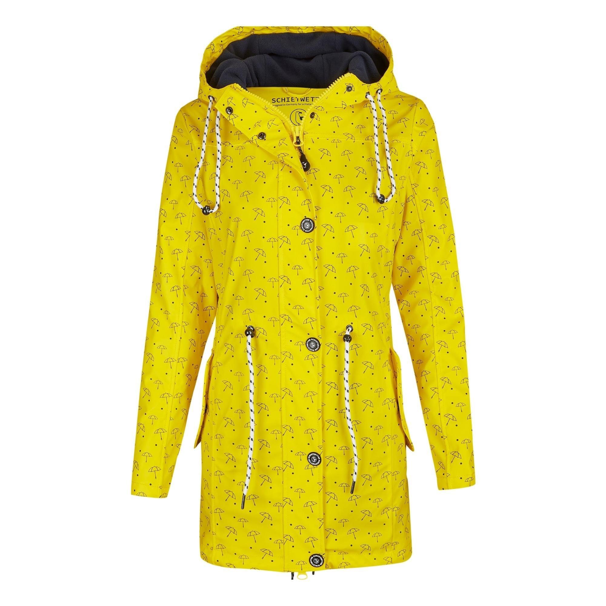 Schietwetter Regenmantel (1-tlg), Look: Die Damen Jacke trotzt jedem Wetter  nicht nur bei uns der See, nein auch bei Schmuddelwetter in der Stadt sind  die Damenjacken schon gesichtet worden. online kaufen