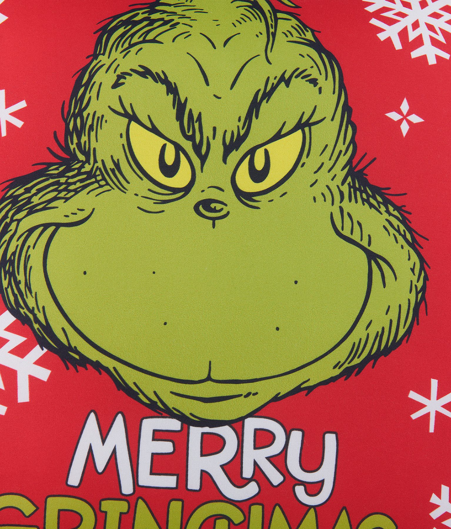 United Labels® Dekokissen The Grinch Kissen - Merry Grinchmas Plüsch Zierkissen 40 x 40 cm