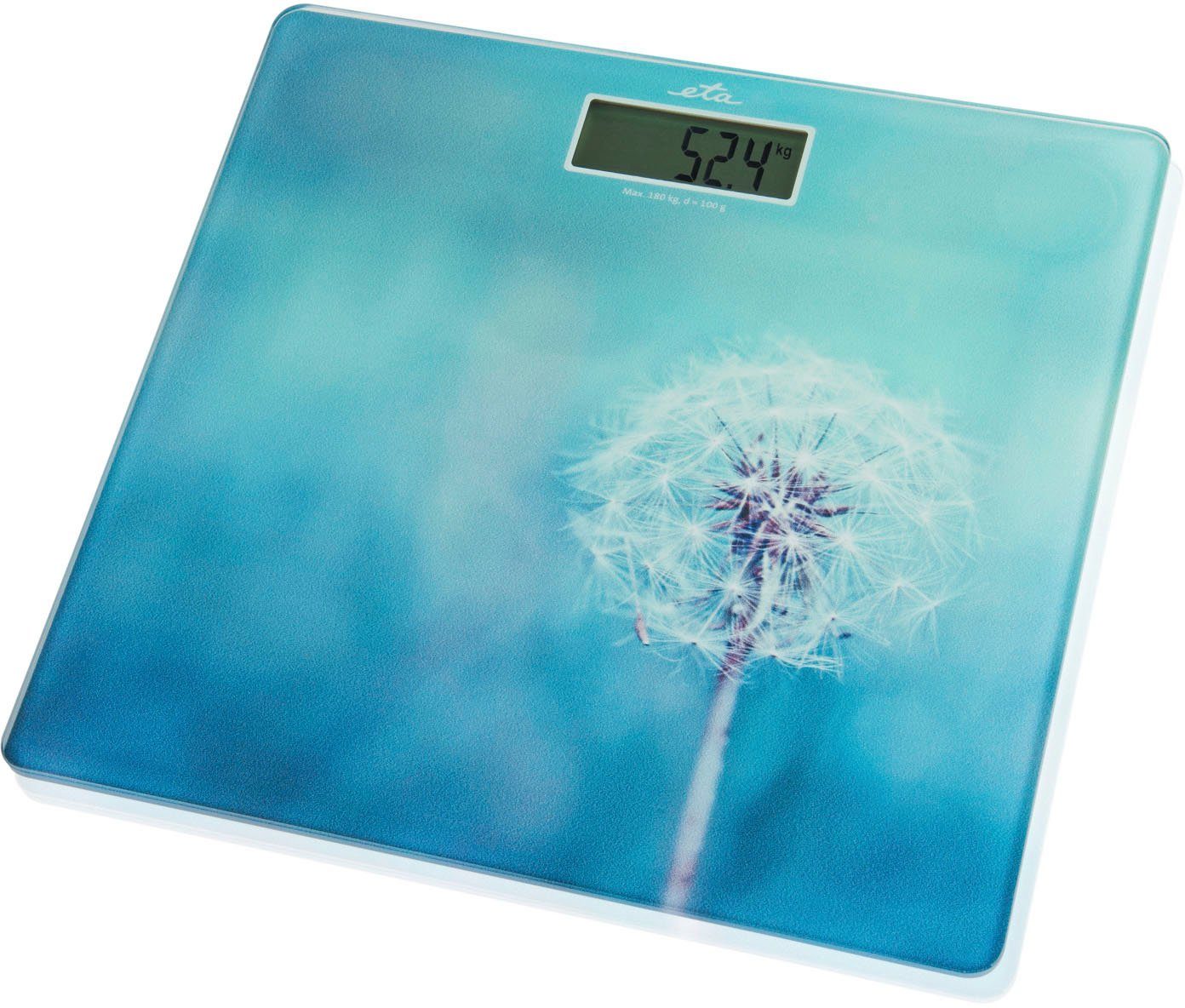 eta Personenwaage Breeze, Großes LCD-Display, bis zu 180 kg / 396 lb