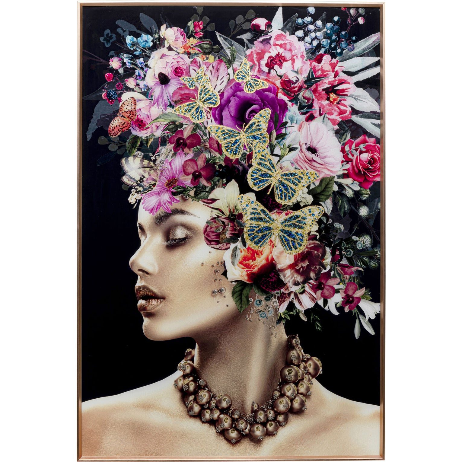 Kare Design Bild Muse Glamour, Frau, 80x120 cm