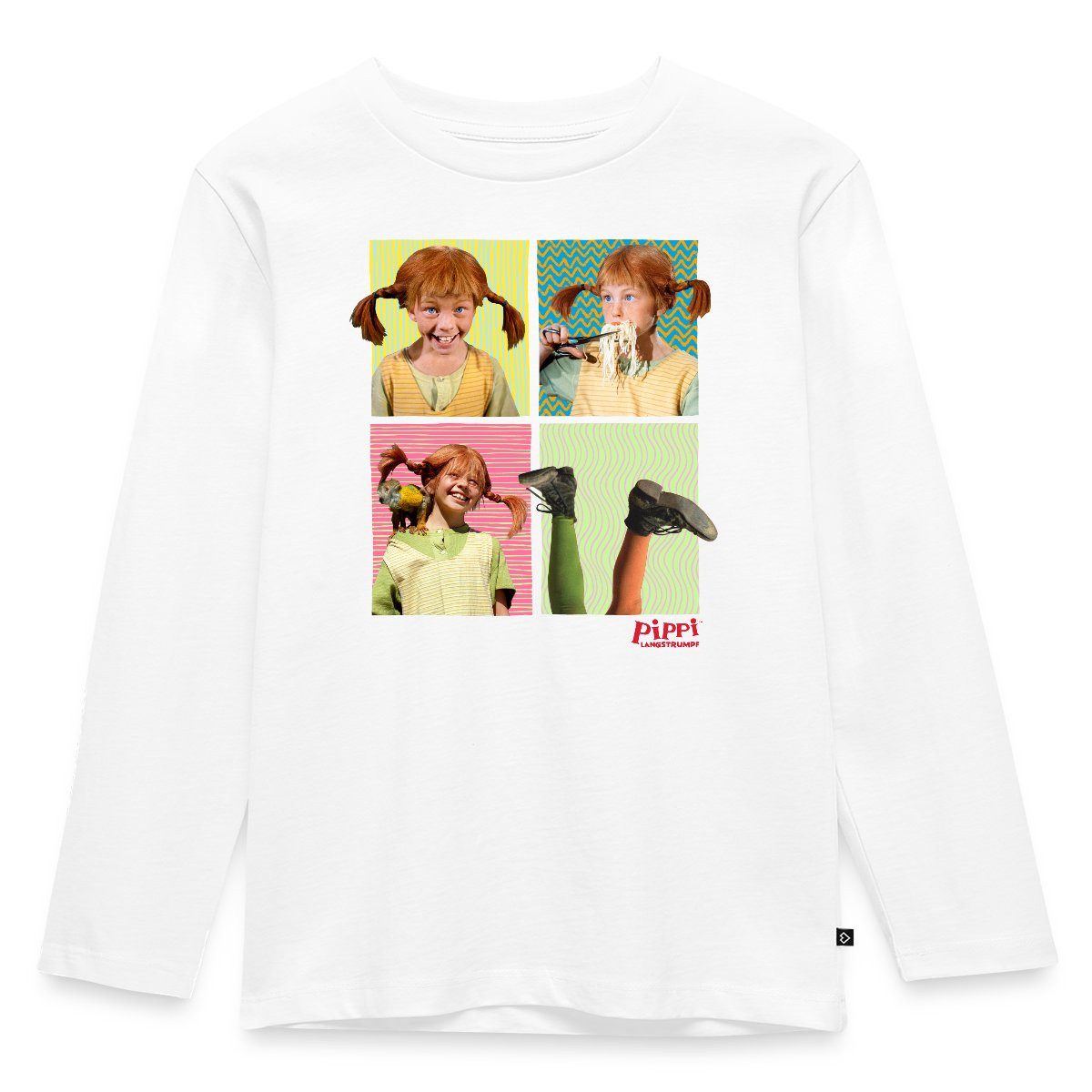 Spreadshirt T-Shirt Pippi Langstrumpf Portraits Von Pippi Kinder Premium Langarmshirt (1-tlg)