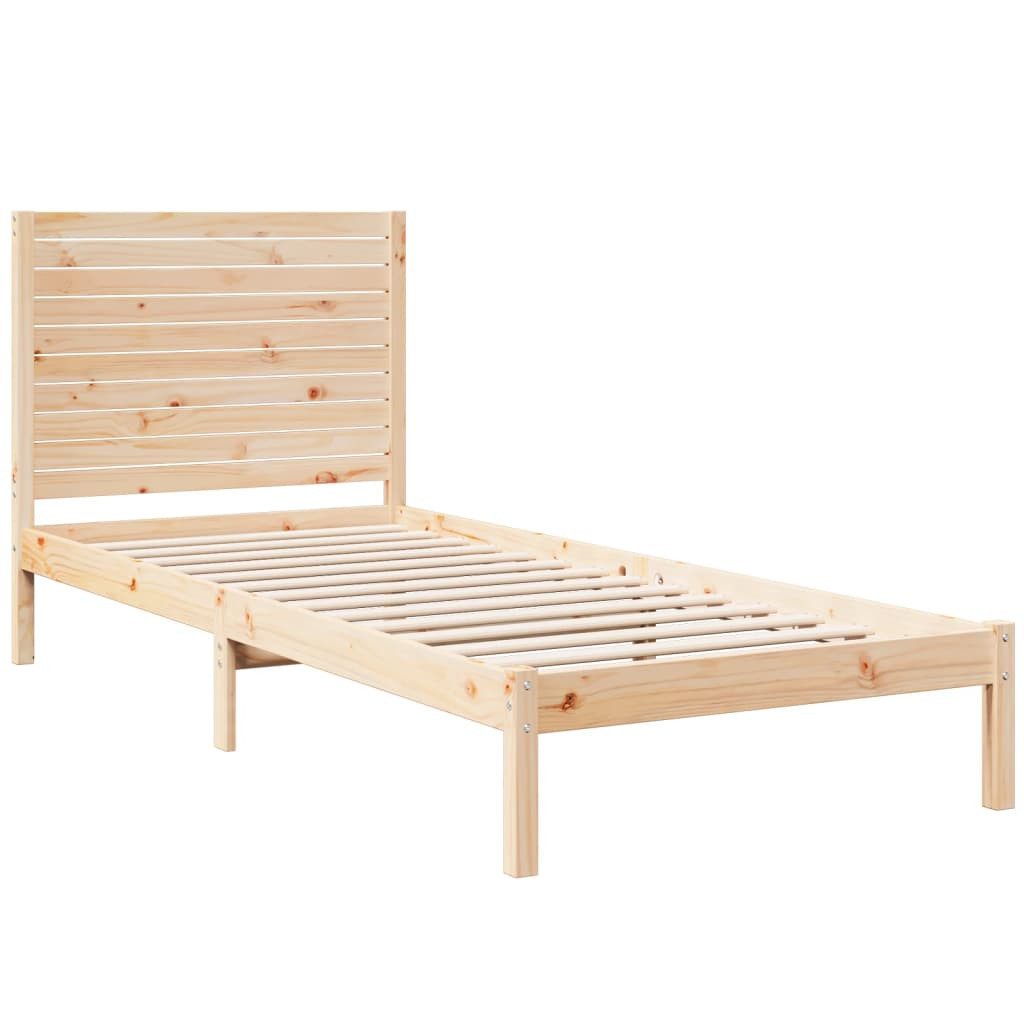 vidaXL Bett Massivholzbett Extra Lang ohne günstig online kaufen