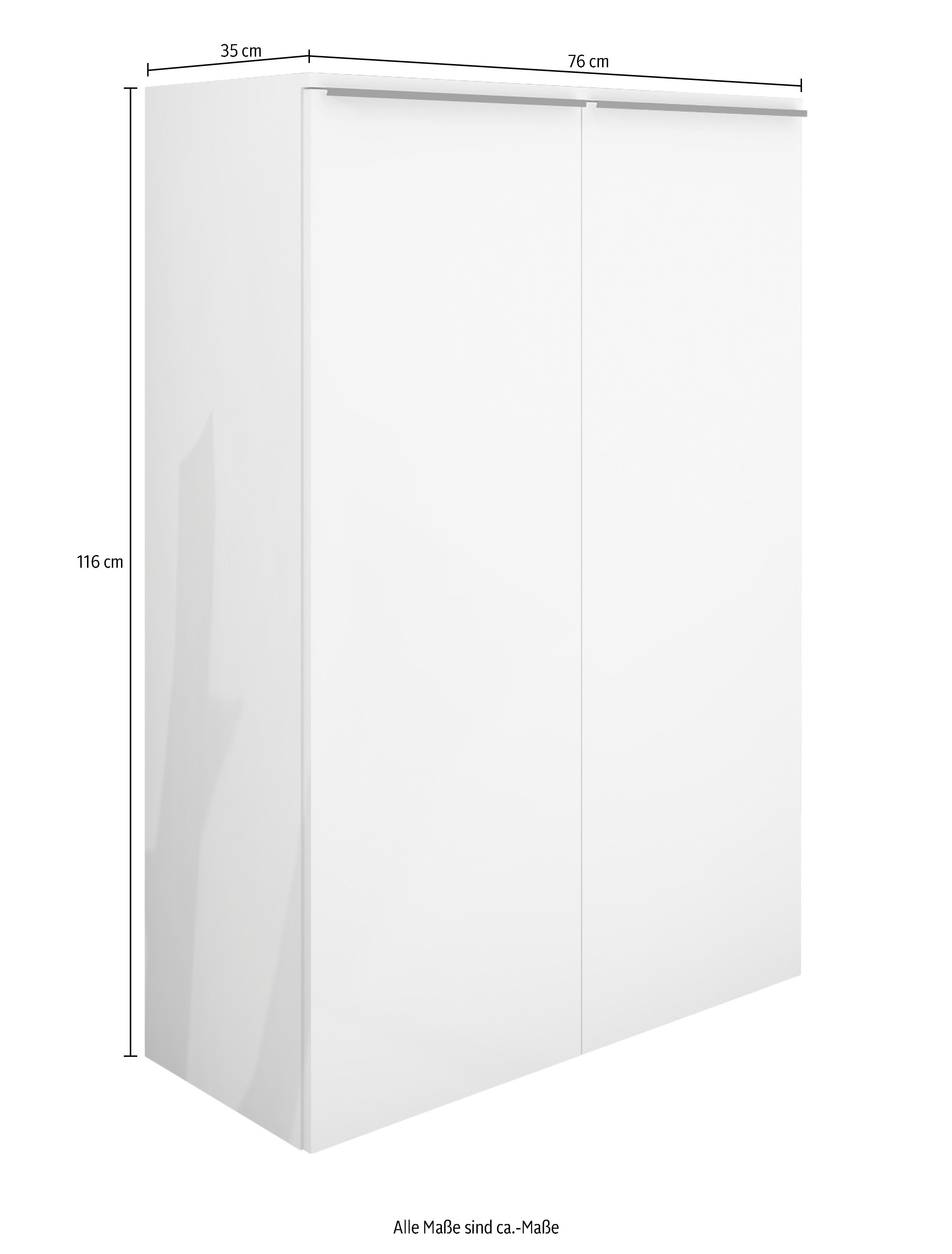 borchardt Möbel Aktenschrank Tom Breite 76 cm, Mehrzweckschrank