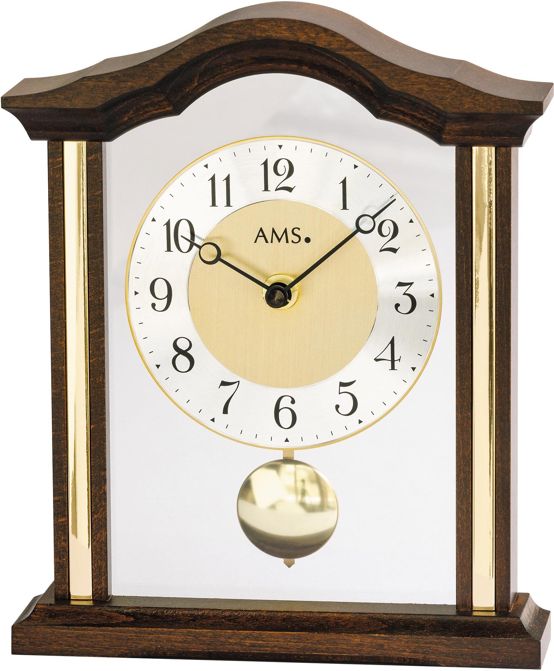 AMS Pendeltischuhr T1174/1 Wohnzimmer, Esszimmer, Holz,Made günstig online kaufen