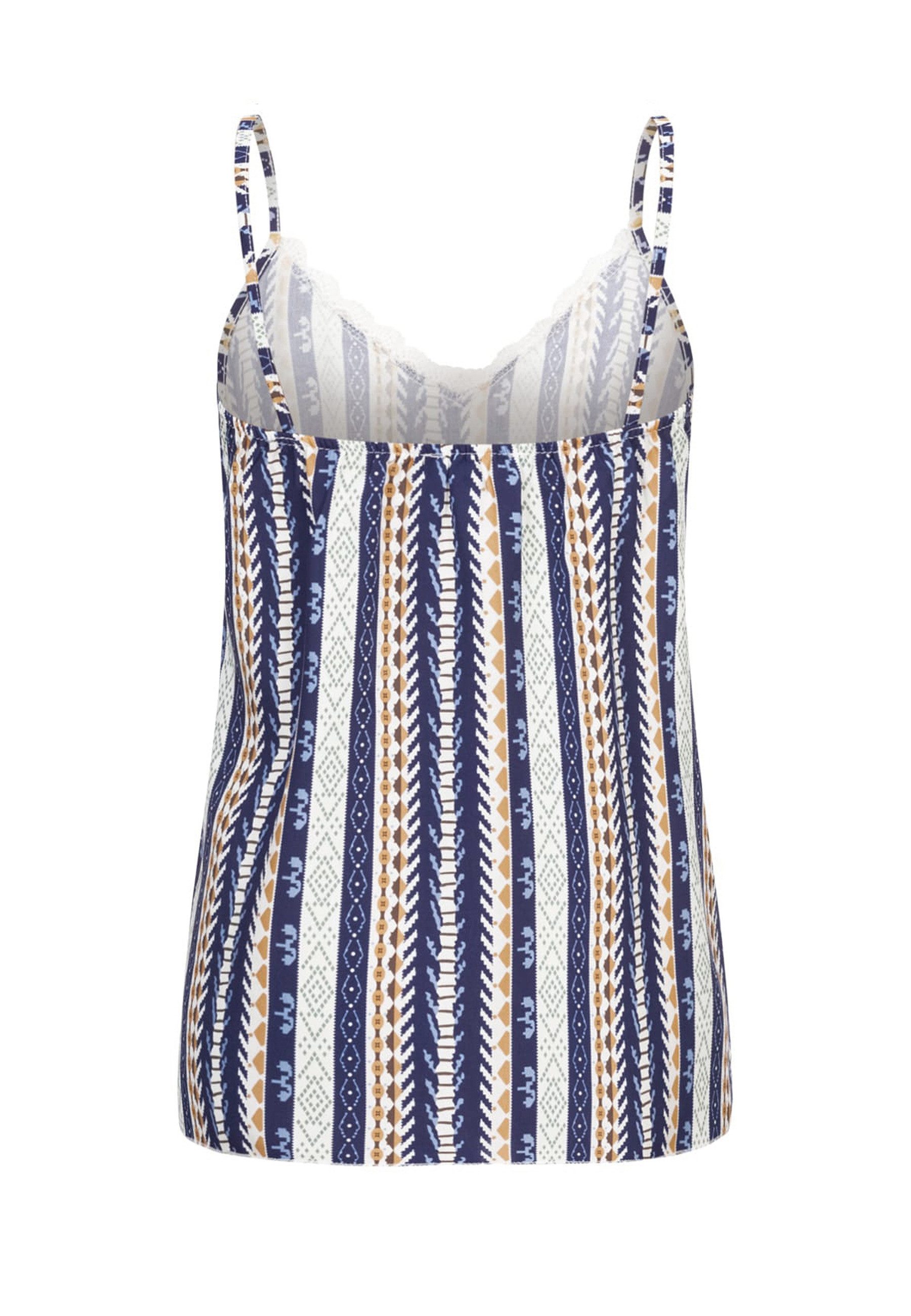 CLOUD 5IVE Tanktop CLOUD 5IVE Viskose Trägertop mit Spitzenbordüre günstig online kaufen