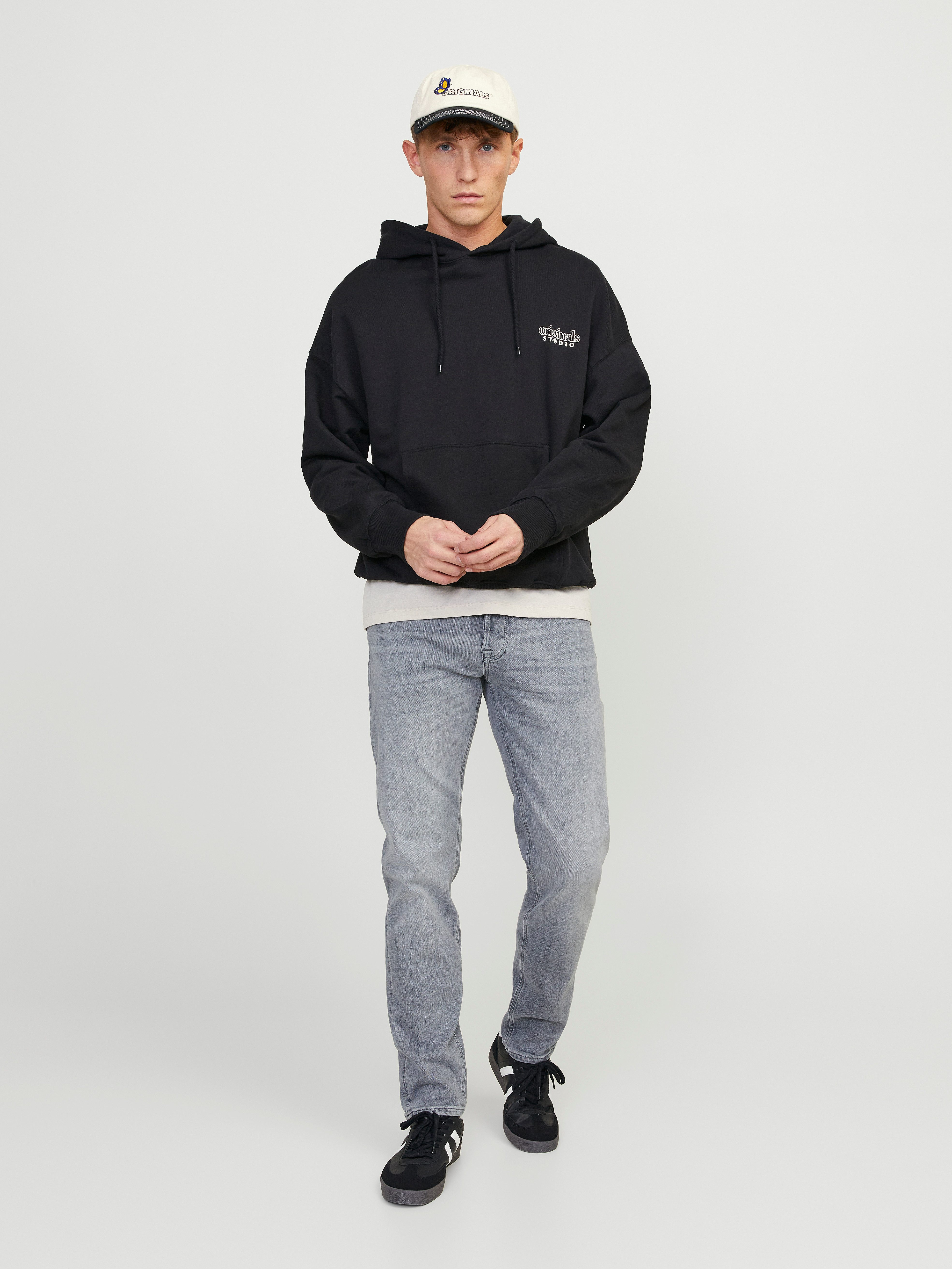 Jack & Jones Tapered-fit-Jeans JJIMIKE JJORIGINAL CJ SN mit Five-Pocket-Design