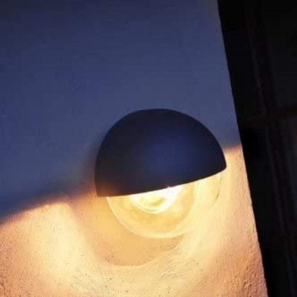 ECO-LIGHT Außen-Wandleuchte Alu Außenwandleuchte 1842- Grau ORIGO 23x22x18,5cm