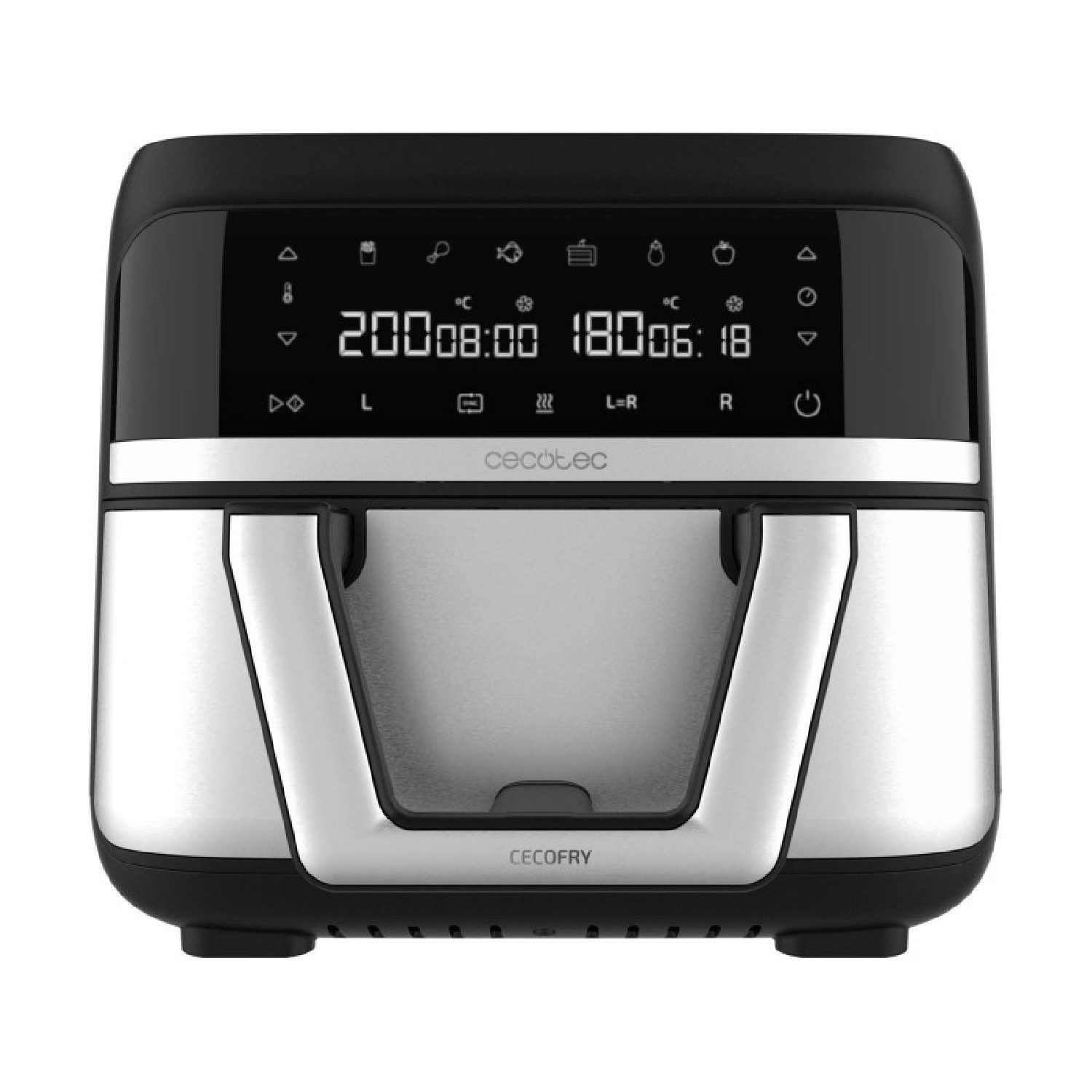 Cecotec Heißluftfritteuse, 2850 W, Cecofry Dual 9000