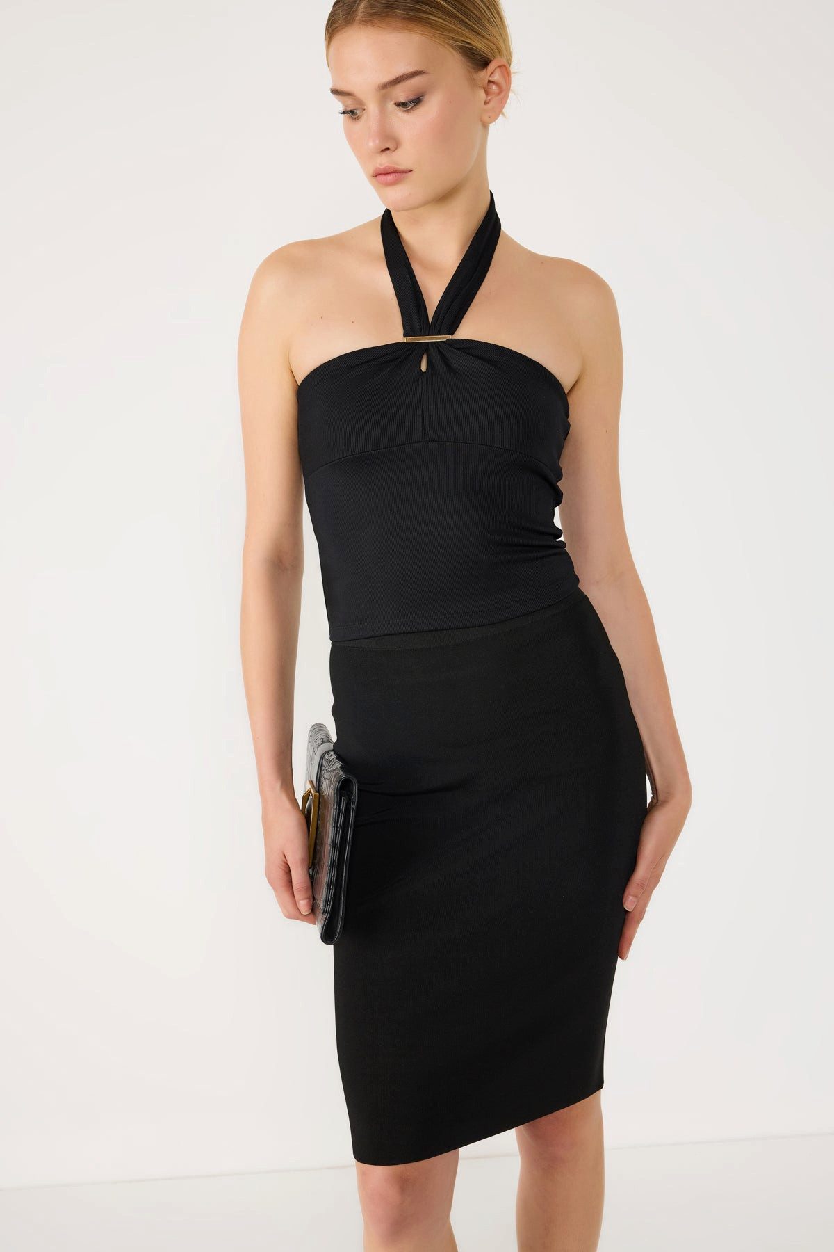 Blusentop schulterfreie Bluse