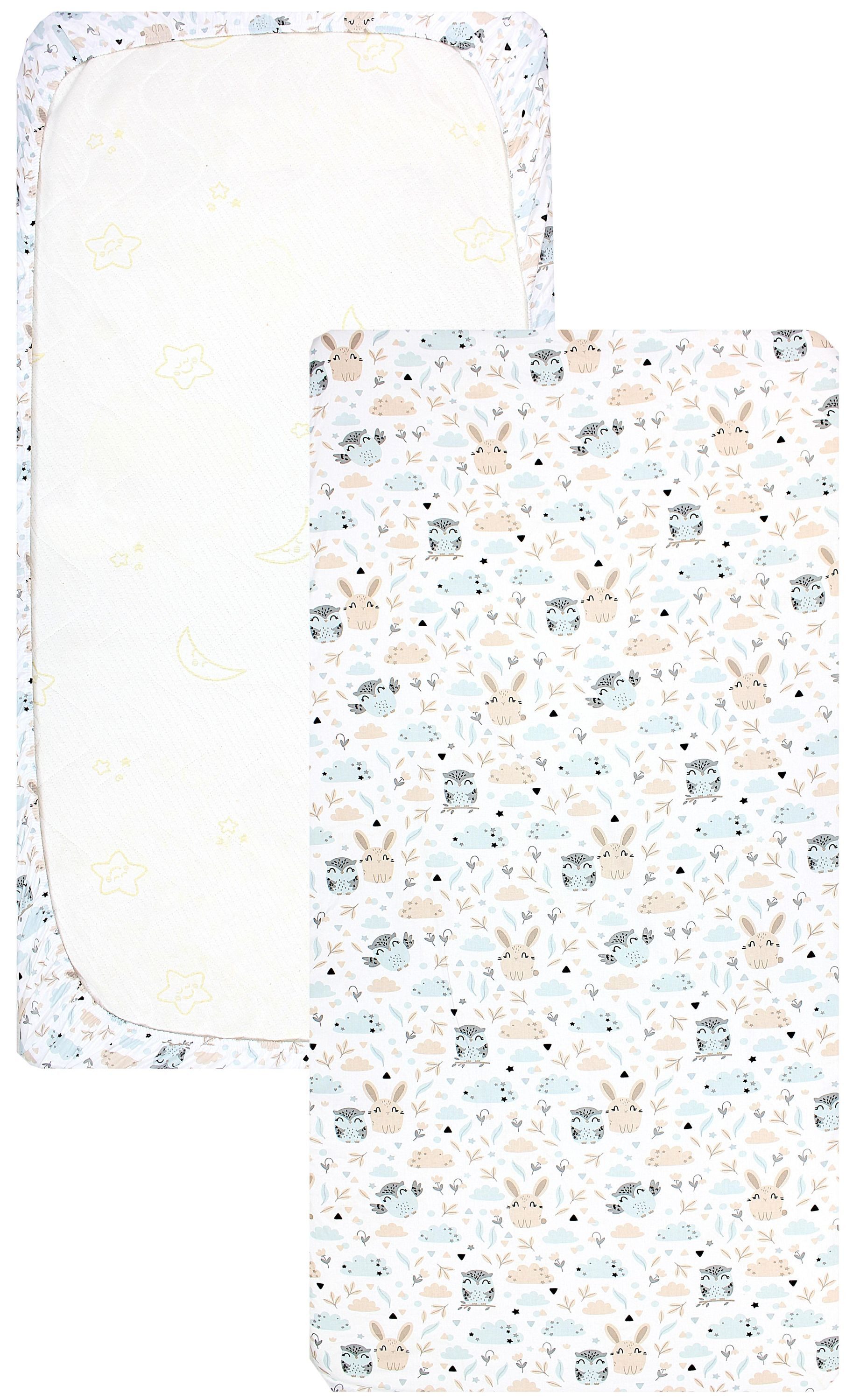 TupTam Spannbettlaken Baby Spannbettlaken Spannbetttuch für Babybett Kinder günstig online kaufen