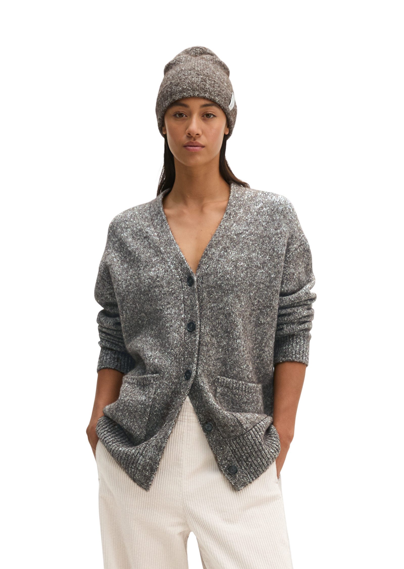 Marc O'Polo Cardigan aus kuscheligem Organic Cotton-Alpakawolle-Mix