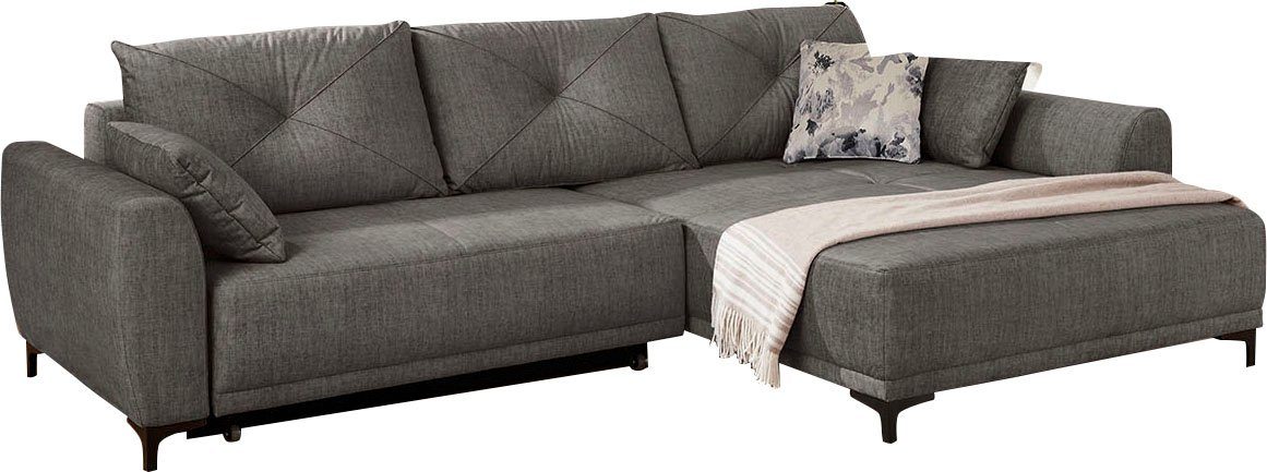 Jockenhöfer Gruppe Ecksofa Aviano L-Form, inkl. praktischer Bettfunktion, S günstig online kaufen