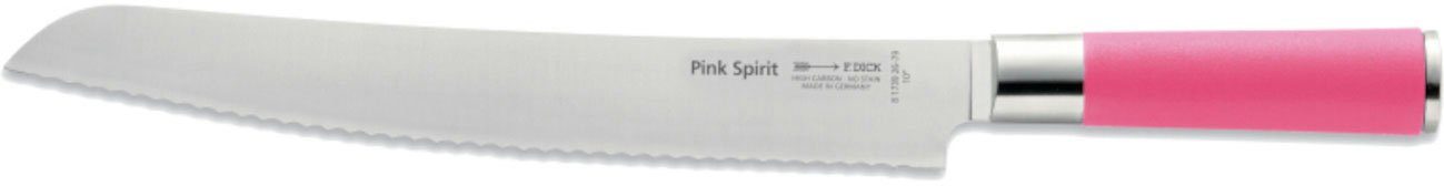 F. DICK Brotmesser Pink Spirit, 26 cm, Wellenschliff | Brotmesser
