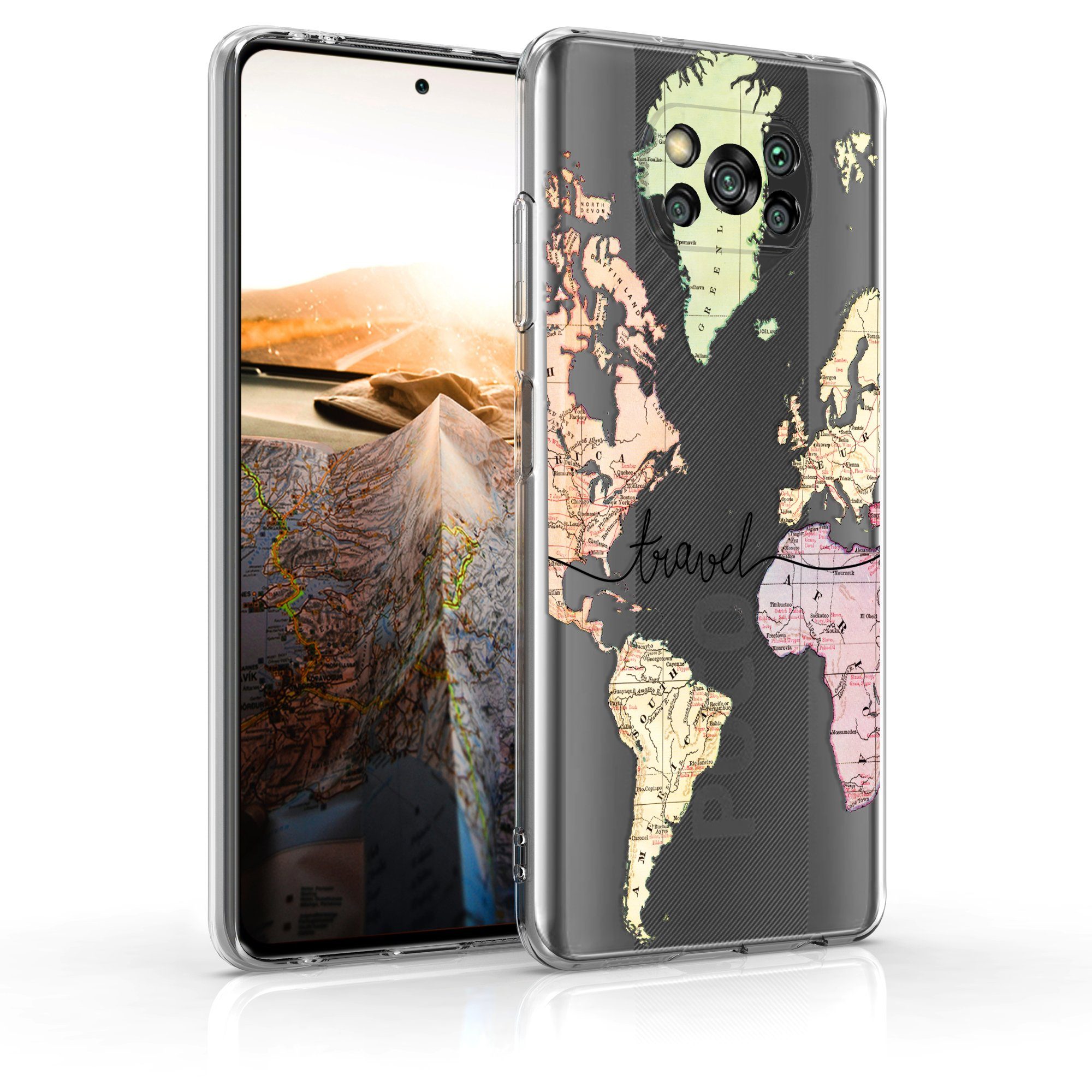 kwmobile Handyhülle Case für Xiaomi Poco X3 NFC / Poco X3 Pro, Hülle  Silikon transparent - Silikonhülle