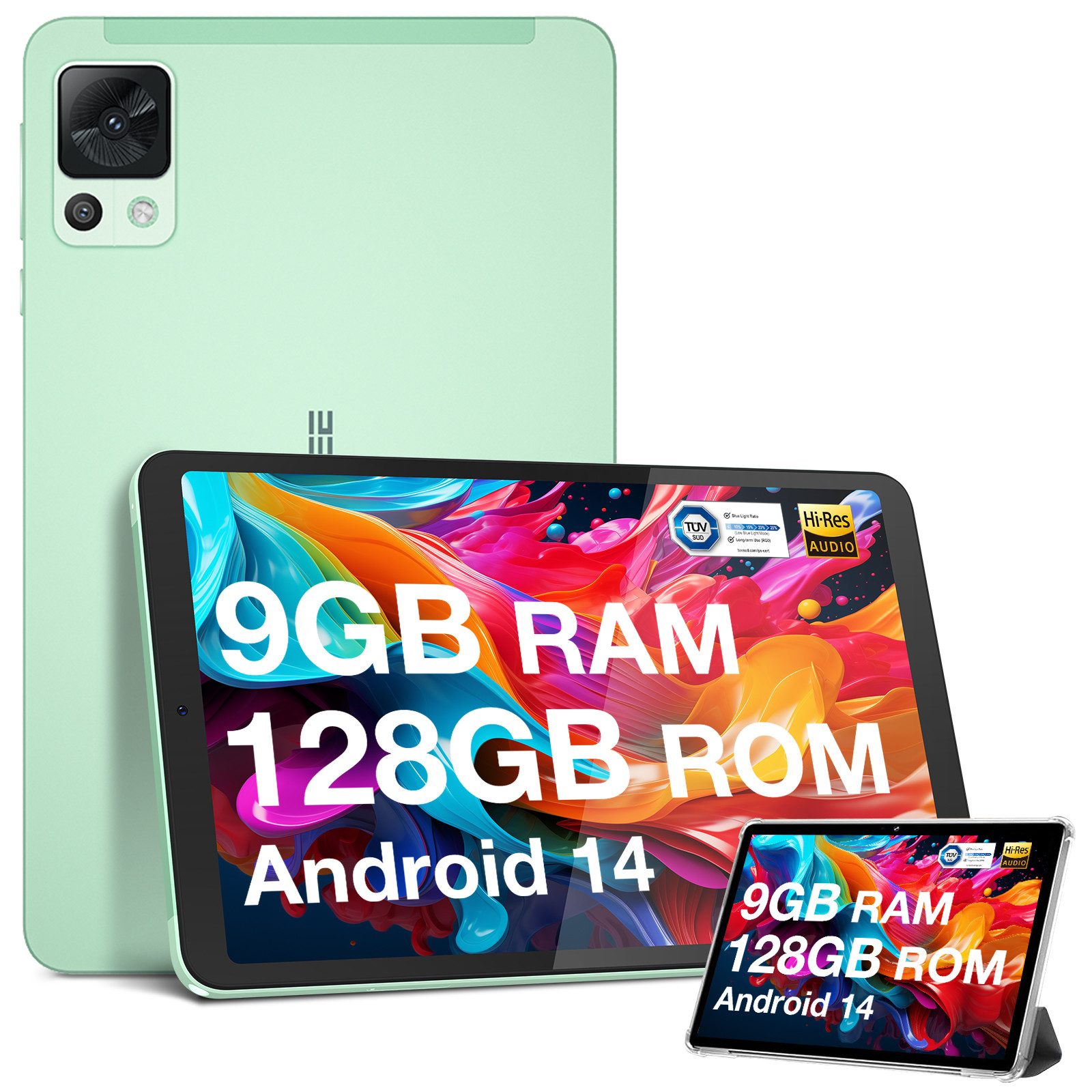 DOOGEE T20 MINI KID 128GB ROM+4GB RAM,8.4" FHD+ Display Kinder Tablet (8.4", 128 GB, Android 14, 4G, Kindersicherungs Kinder Tablet,Dualband-WLAN/BT5.0/TUV/DRM L1)
