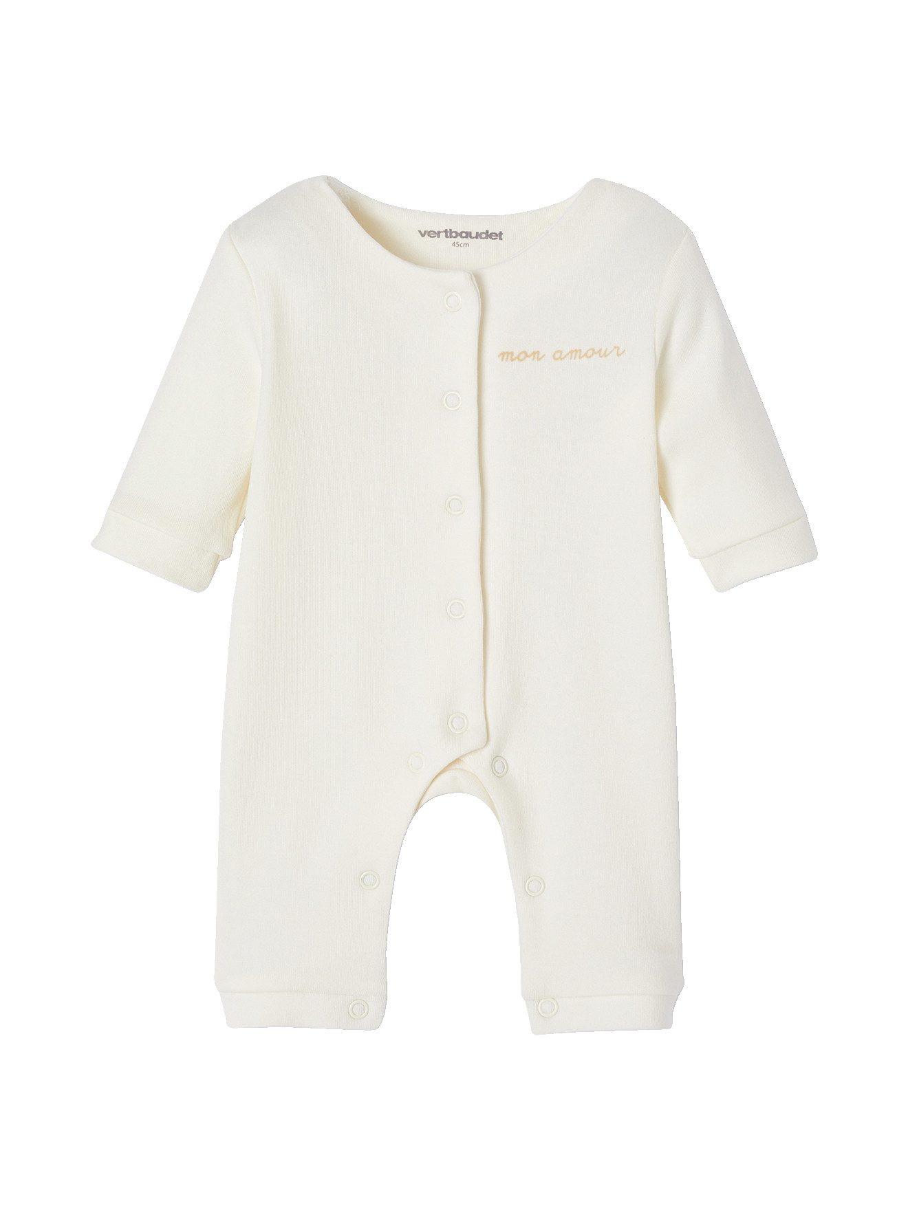vertbaudet Strampler Bio-Kollektion: Baby-Set für Neugeborene, 4 Teile Geschenkset Geburt