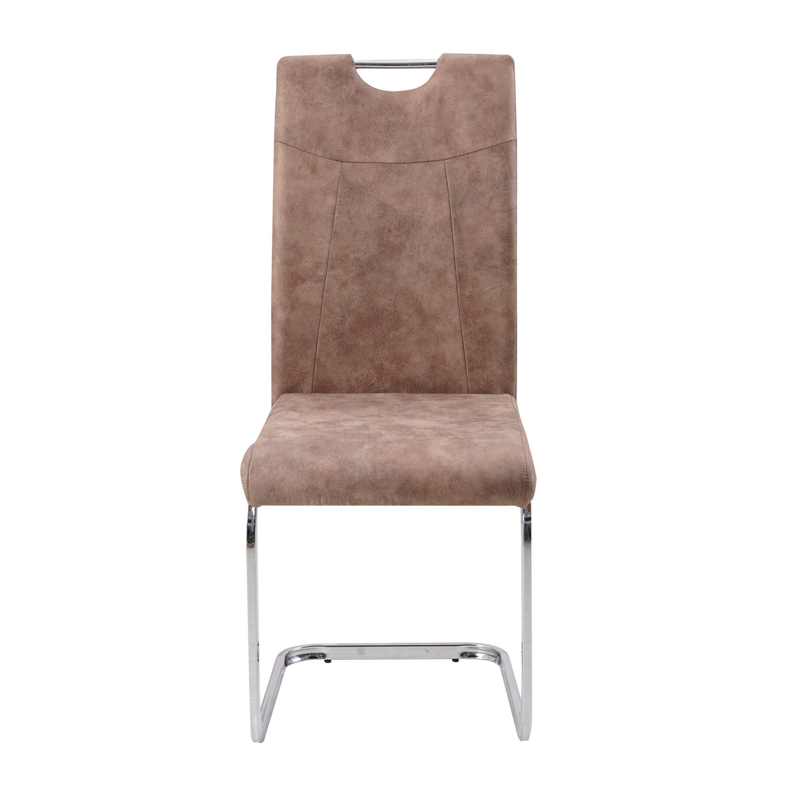 HTI-Living Freischwinger Schwingstuhl KellyC Braun (Stück, 1 St), Freischwinger Esszimmerstuhl