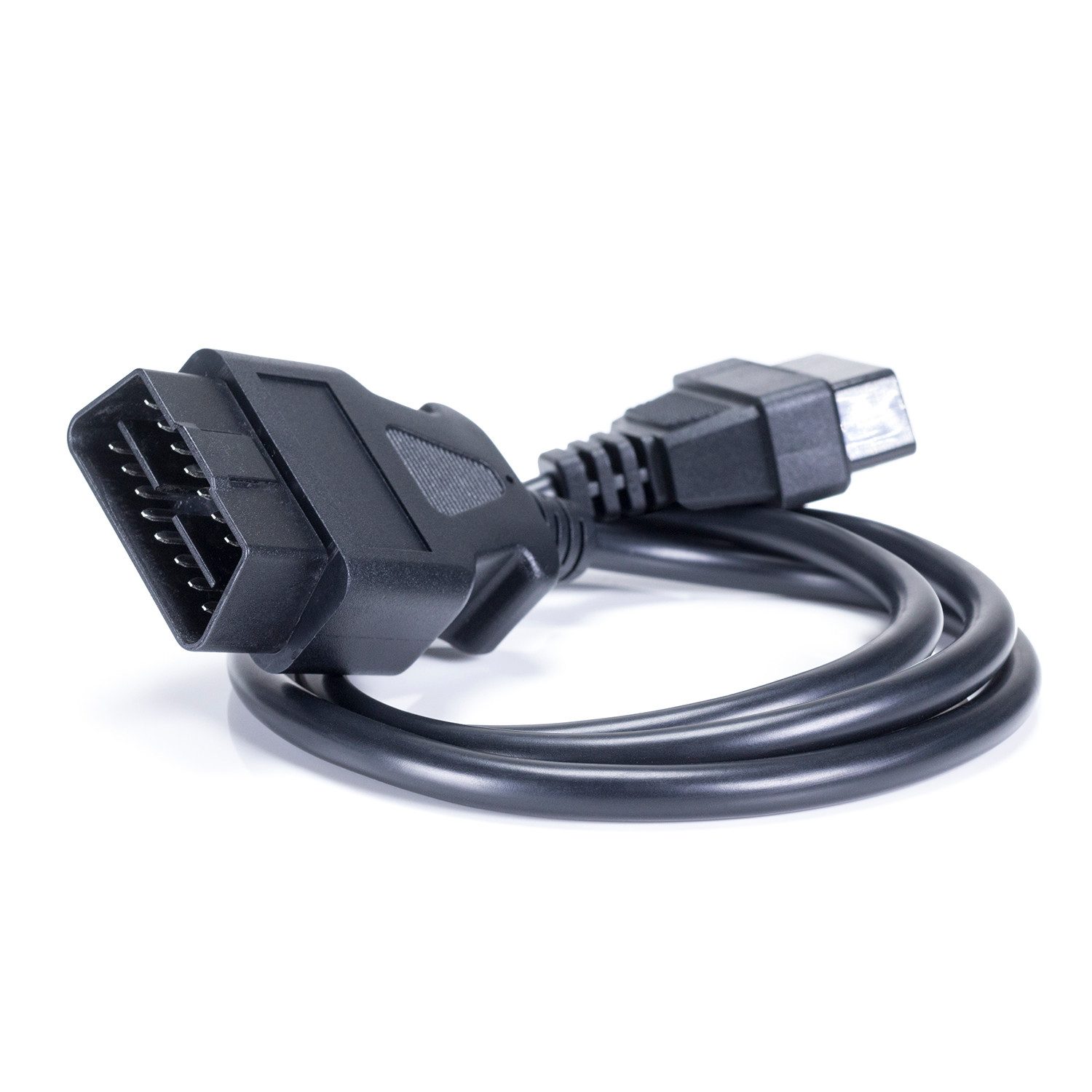OBD 2 II 1m Verlängerung Kabel 16 Pol Diagnose Interface Adapter KFZ-Adapter