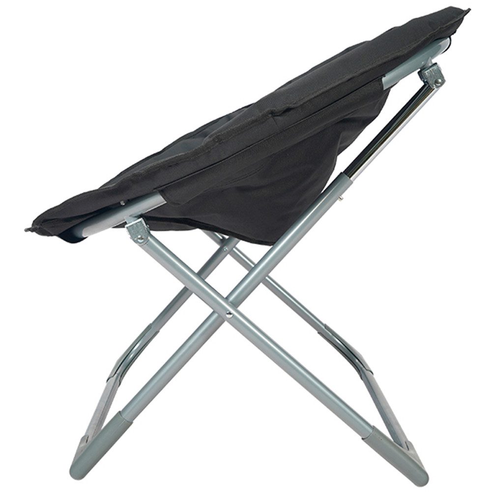 BIXENTE Gartensessel faltbarer Lounge Relax Mondsessel, große Sitzfläche für optimale Sitzposition