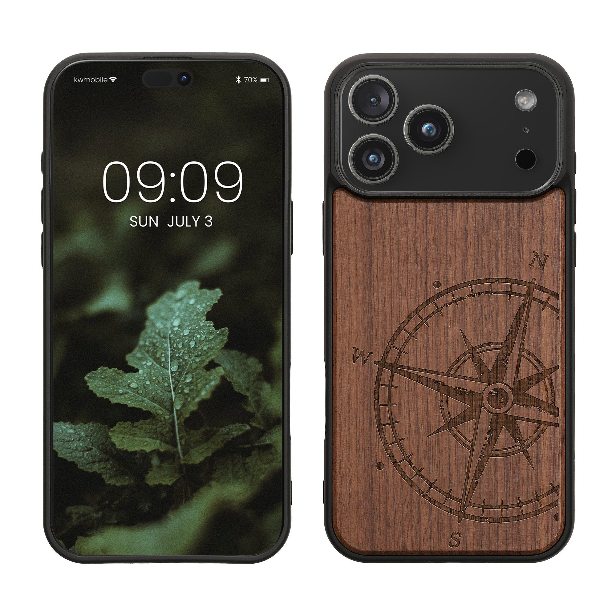 kwmobile Smartphone-Hülle Hülle für Apple iPhone 18 Pro Max / iPhone 17 Pro Max, Handyhülle TPU Cover Bumper Case