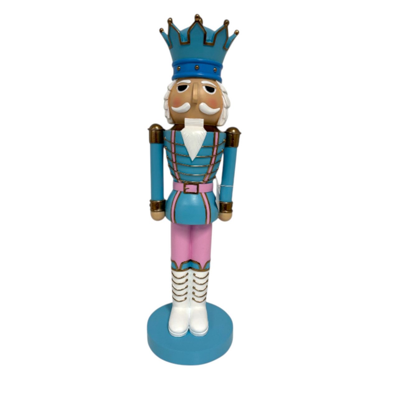 Weihnachtsfigur Dekofigur Nußkacker 58 x 17 x 17 cm blau