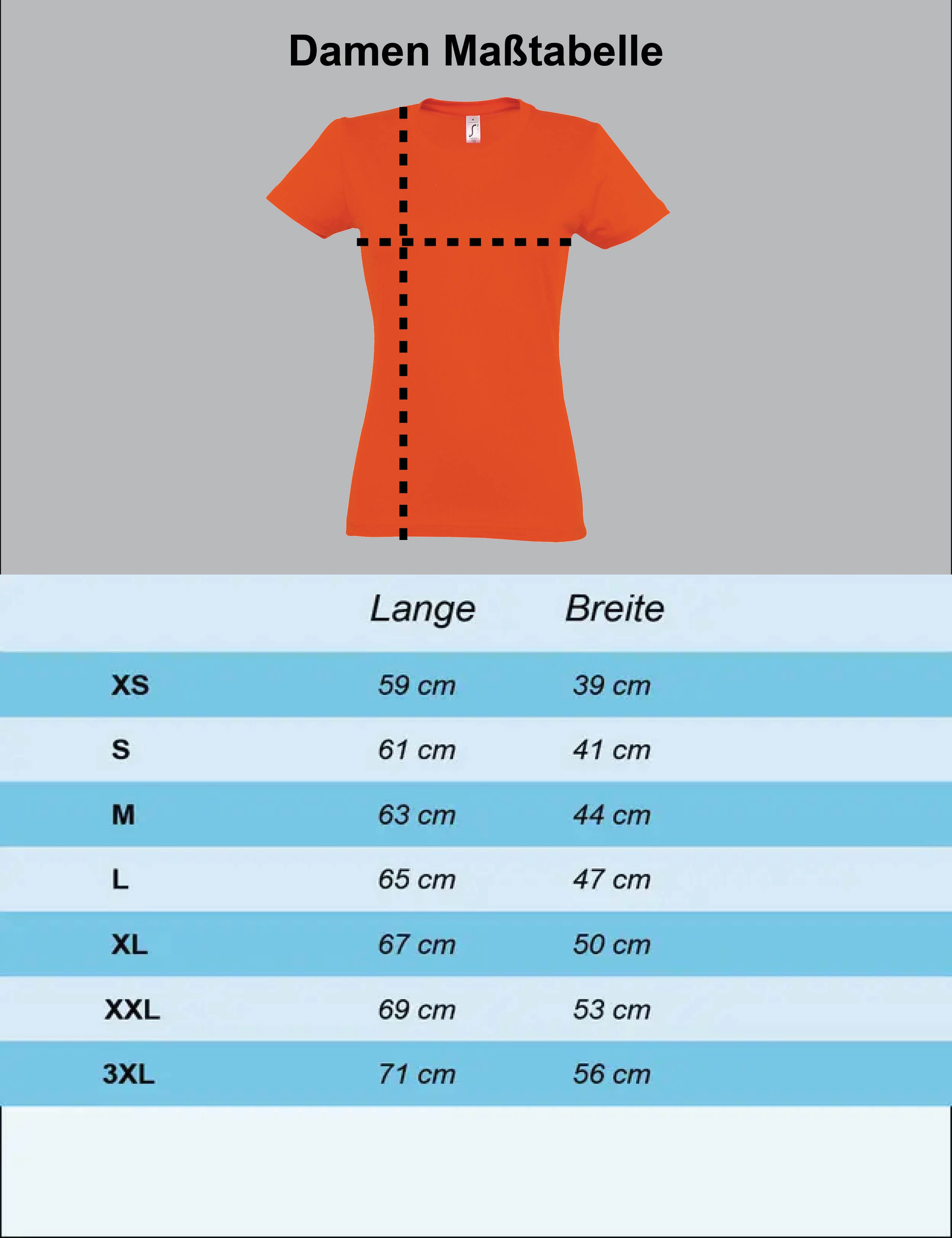 Youth Designz Print-Shirt "Aperol Spritz" Print Damen T-Shirt Statement Geschenk Frauen mit lustigen und stylischen Aufdruck für Frauen