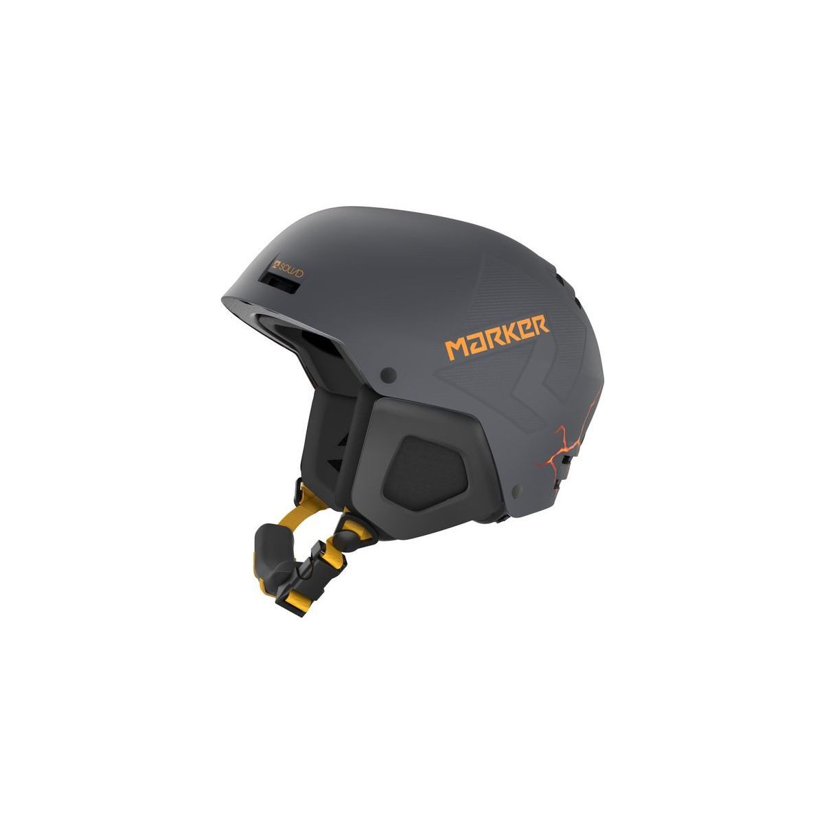 Marker Skihelm MARKER Squad Junior Helmet 2026, Robuster Skihelm für Kinder mit optimaler Passform, Belüftung und