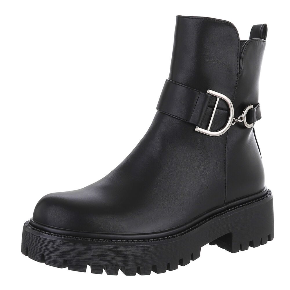 Ital-Design Stylische Ankle-Boots mit Schnalle für günstig online kaufen