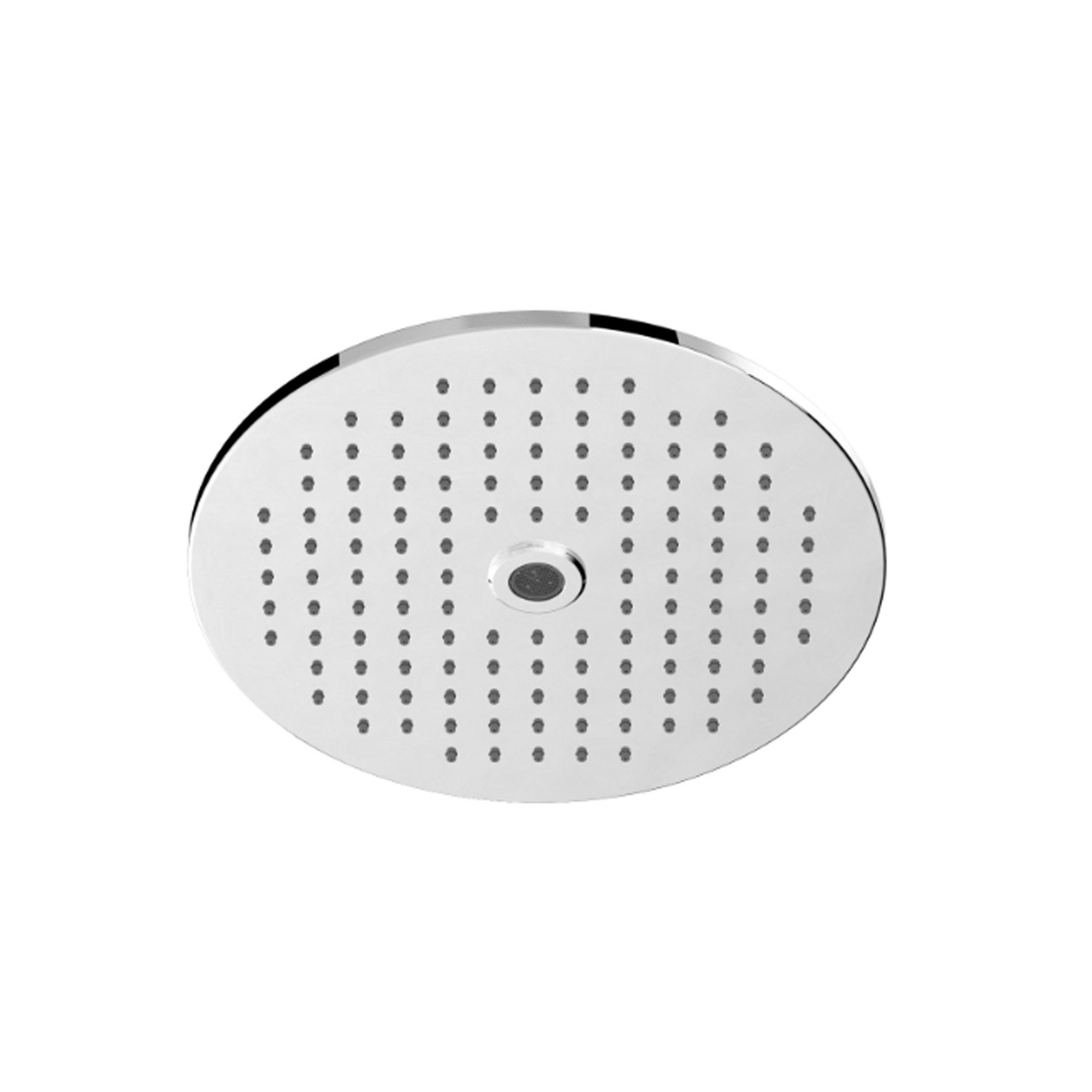 CHRIS BERGEN Kopfbrause Wassersparende Regendusche mit 2 Strahlarten, Regenduschkopf, Kopfbrause in Chrom und Schwarz matt