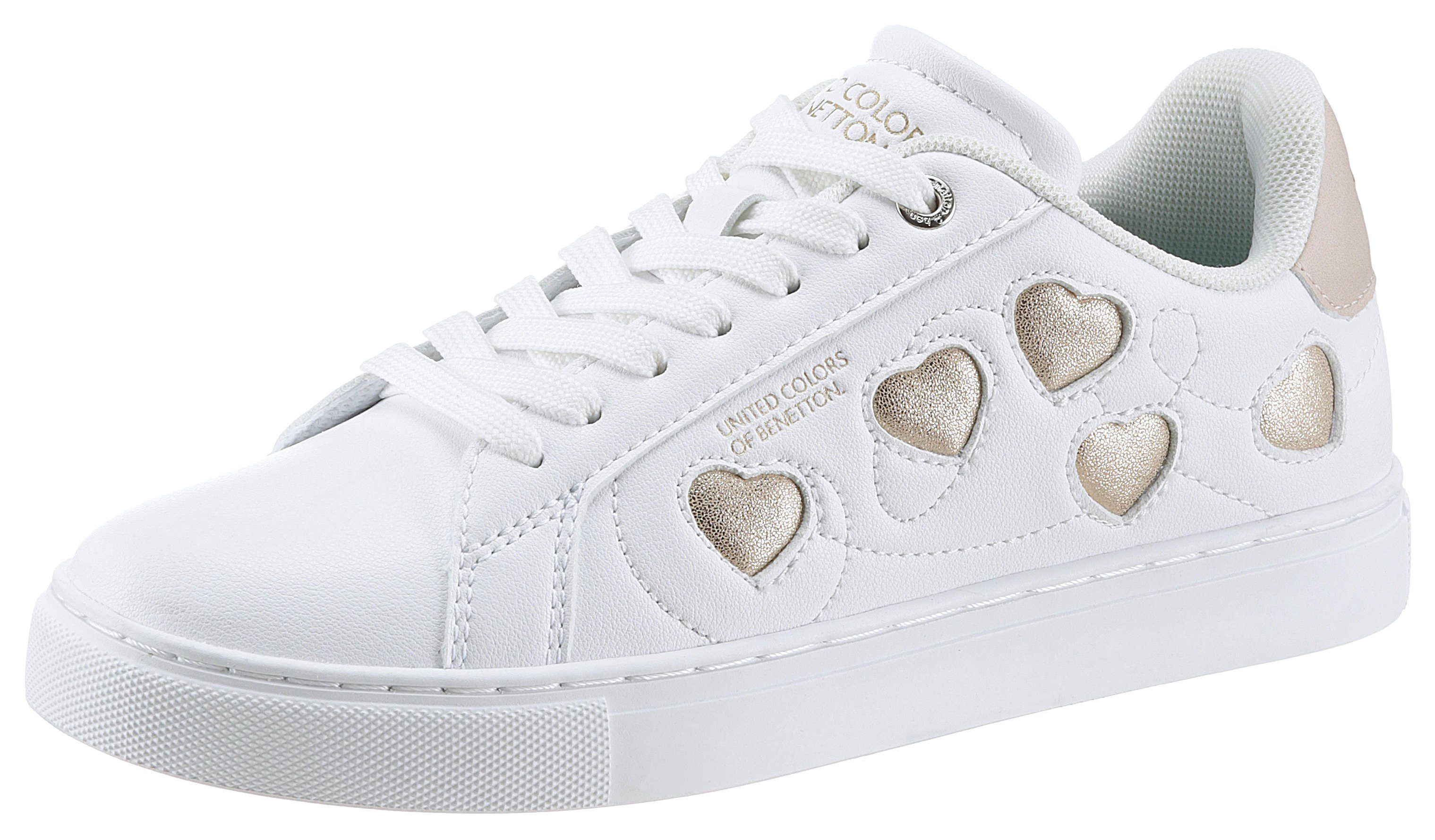 United Colors of »Love Multi« Sneaker mit HerzchenVerzierung
