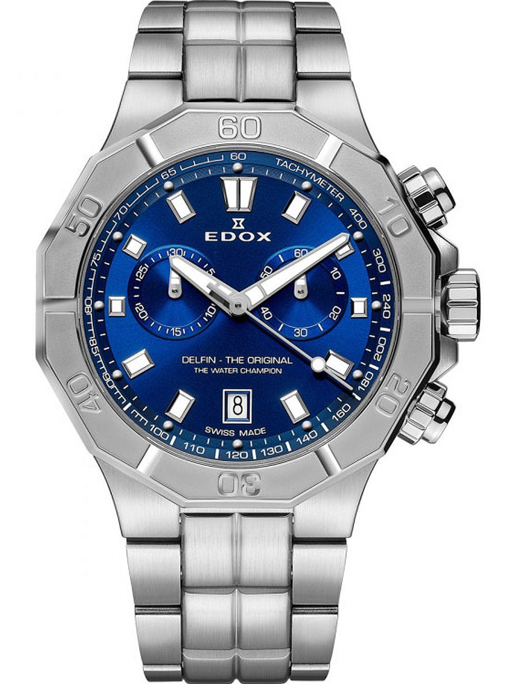 Edox Chronograph Edox 10113-3M-BUIN Delfin Chronograph Herrenuhr 43