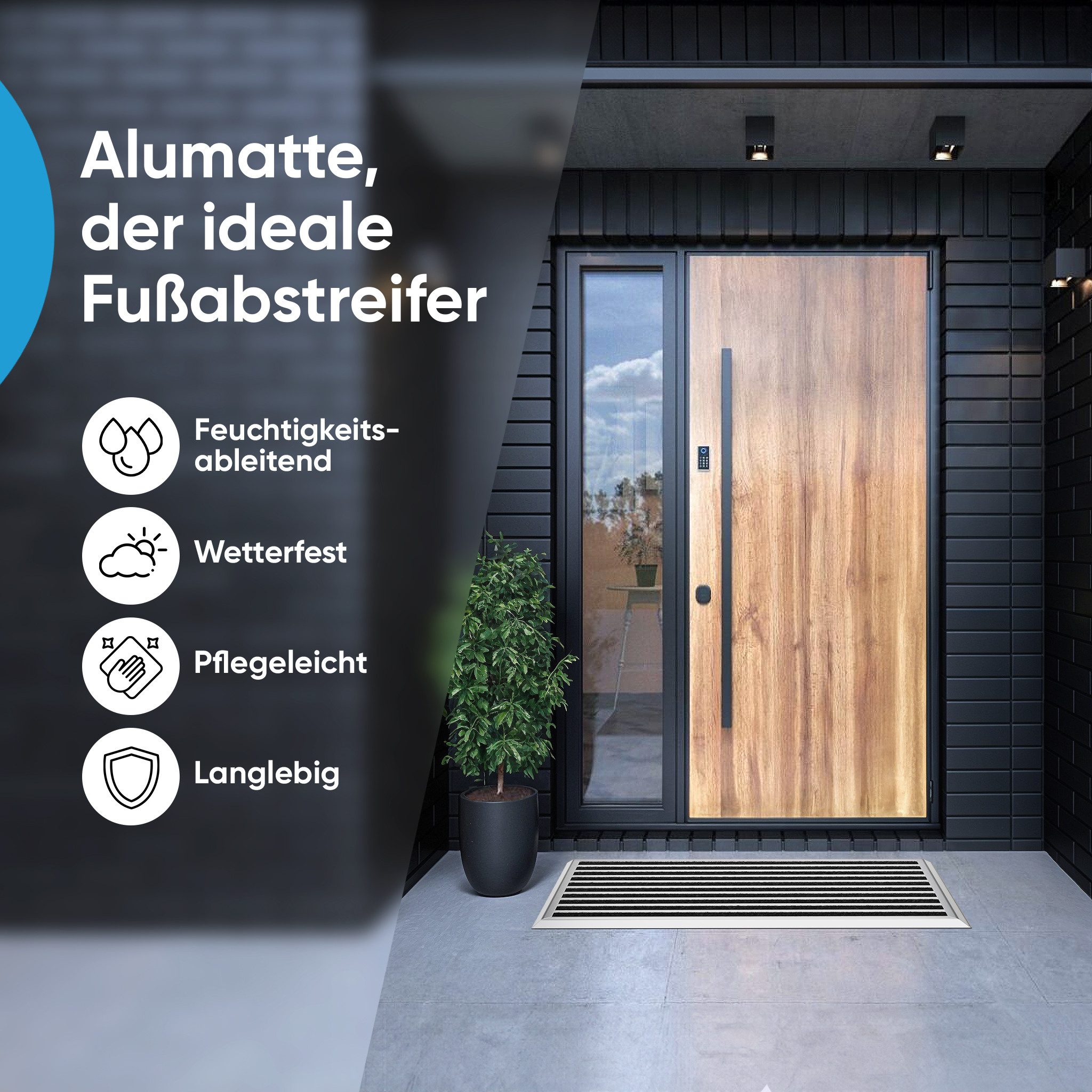 WEST & EAST Fußmatte Aluminum Fußabtreter günstig online kaufen