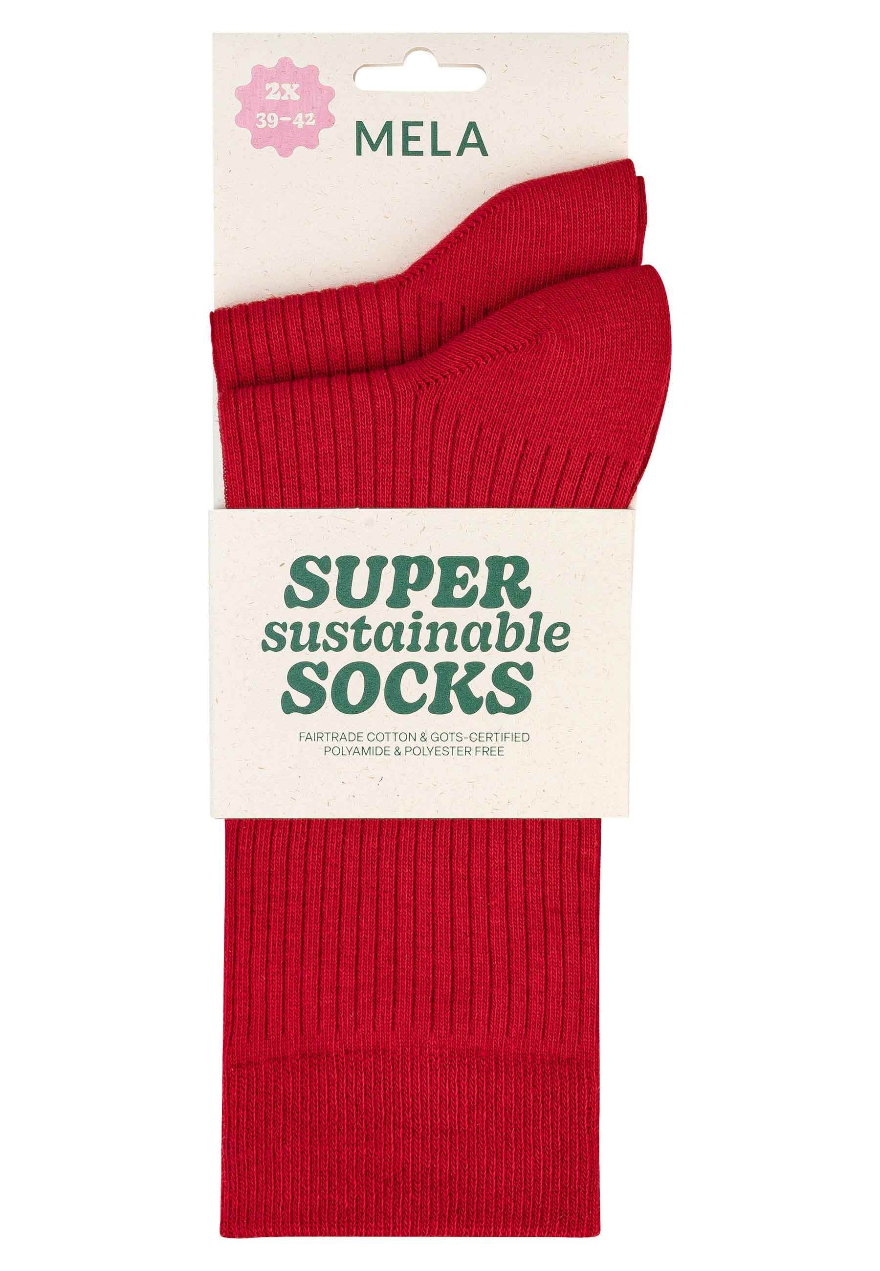 MELA Socken Unisex Gerippte Socken 2 günstig online kaufen