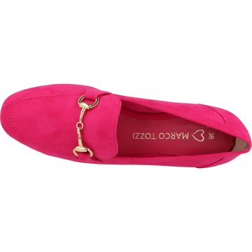 MARCO TOZZI Vegan 2-24212-42 Damen elegante Slipper Mokassin gepolstert, Kette