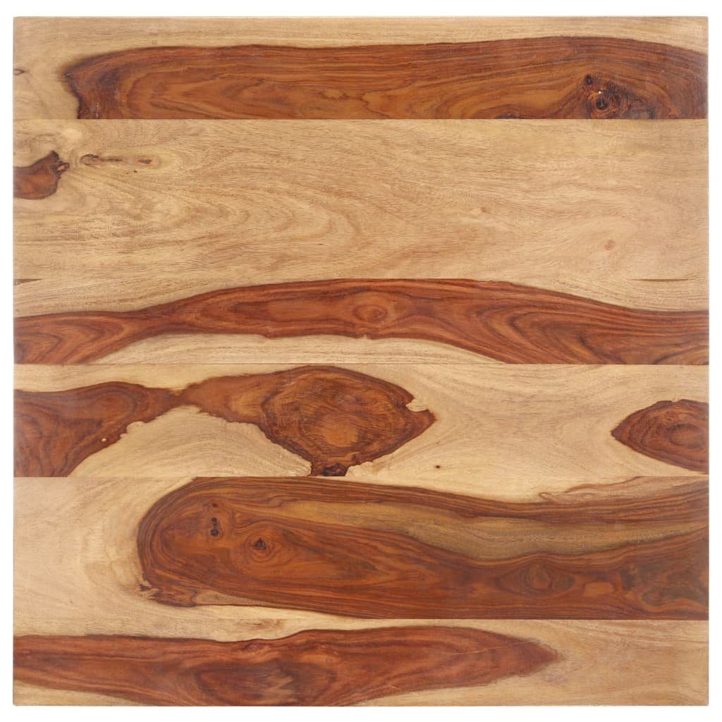 cm (1 60×60 25-27 furnicato Massivholz Tischplatte mm St) Palisander