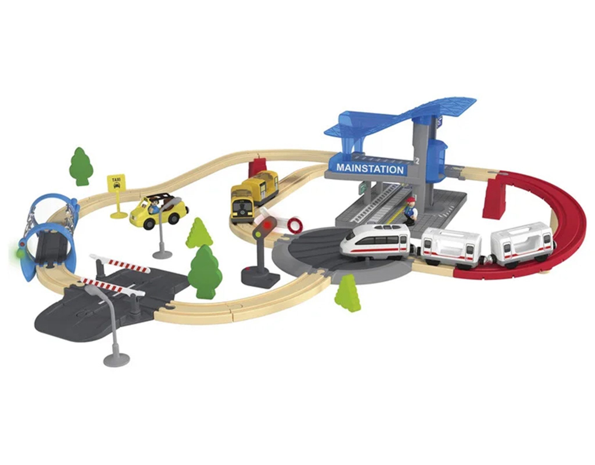 Playtive Spielzeug-Eisenbahn Playtive Eisenbahn-Set City-Express aus günstig online kaufen