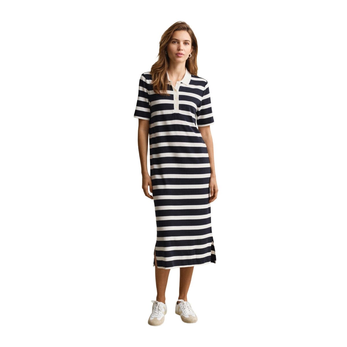 Gant Polokleid 4201428 Damen Polokleid mit Streifen