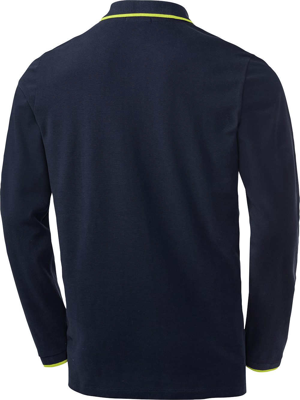 Chiemsee Langarm-Poloshirt aus formstabilem Baumwoll-Piqué