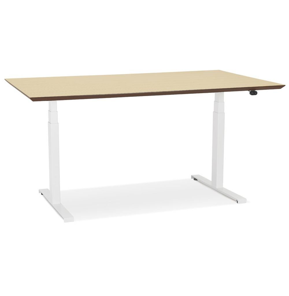 KADIMA DESIGN Schreibtisch SEITENBU PC-Tisch Büro Schreibtisch Laptoptisch Helles Holz