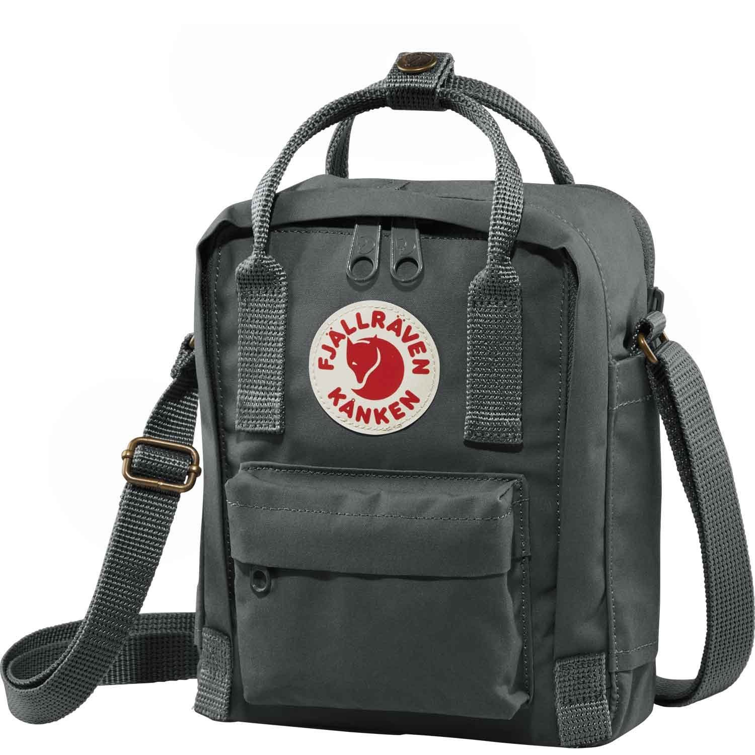 Fjällräven Umhängetasche Sling Mini Kanken Stück), (Stück, Reißverschluss graphite Fjällräven Umhängetasche