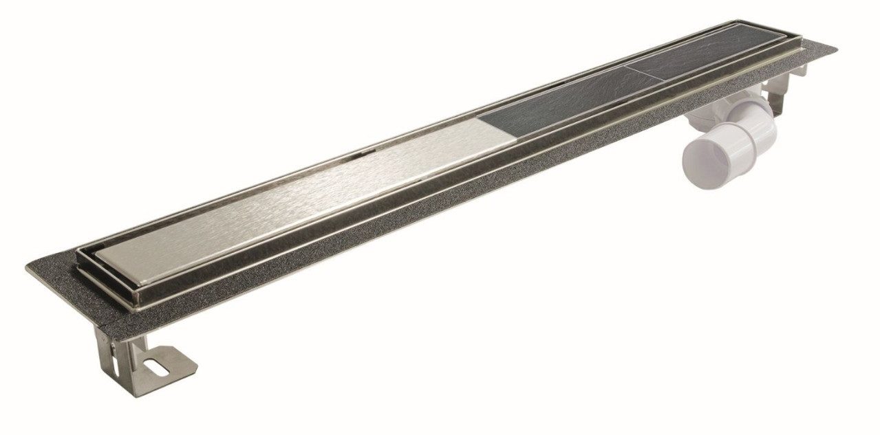 Aco Duschrinne Rug Self Duschrinne Twist Comfort Edelstahl, 90 x