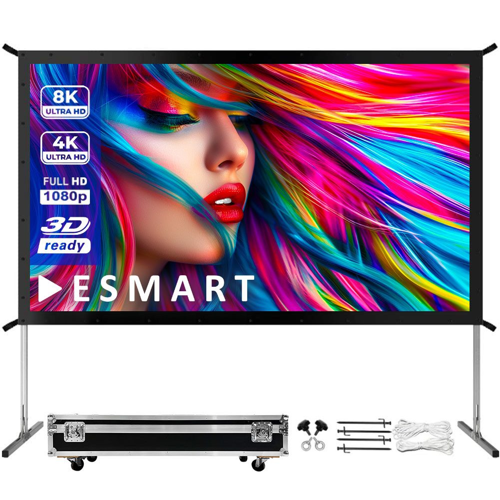 ESMART ESMART Professional Faltrahmen-Leinwand Faltrahmenleinwand (MIMOBI)